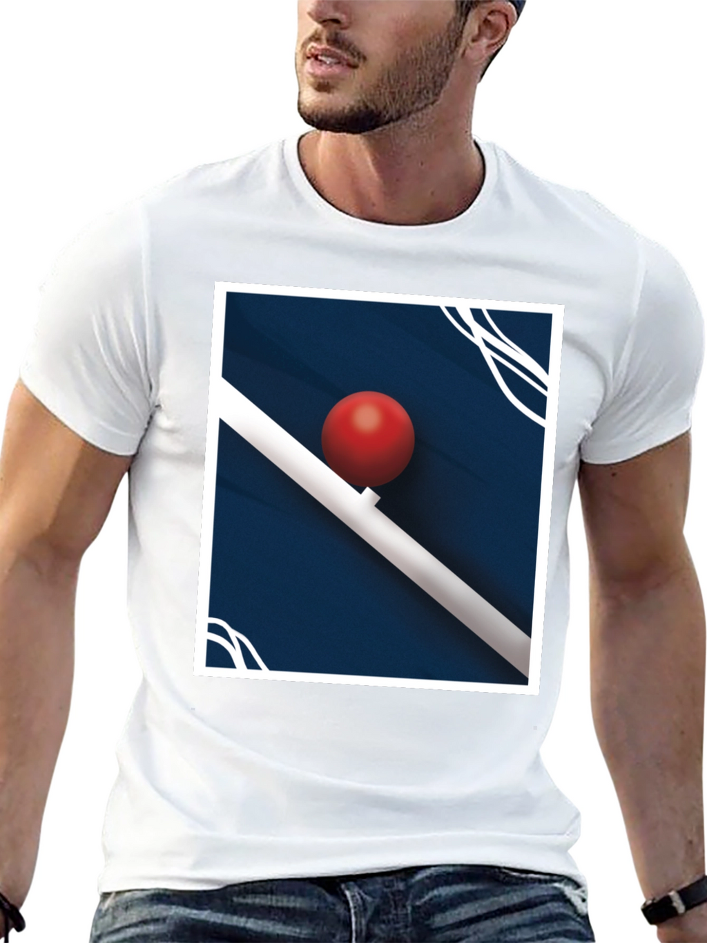 Modern Art Graphic Tee - Bold & Unique Design