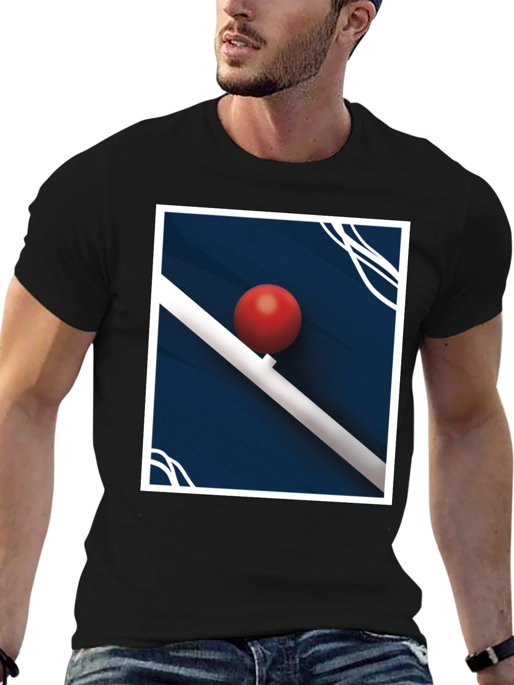 Modern Art Graphic Tee - Bold & Unique Design