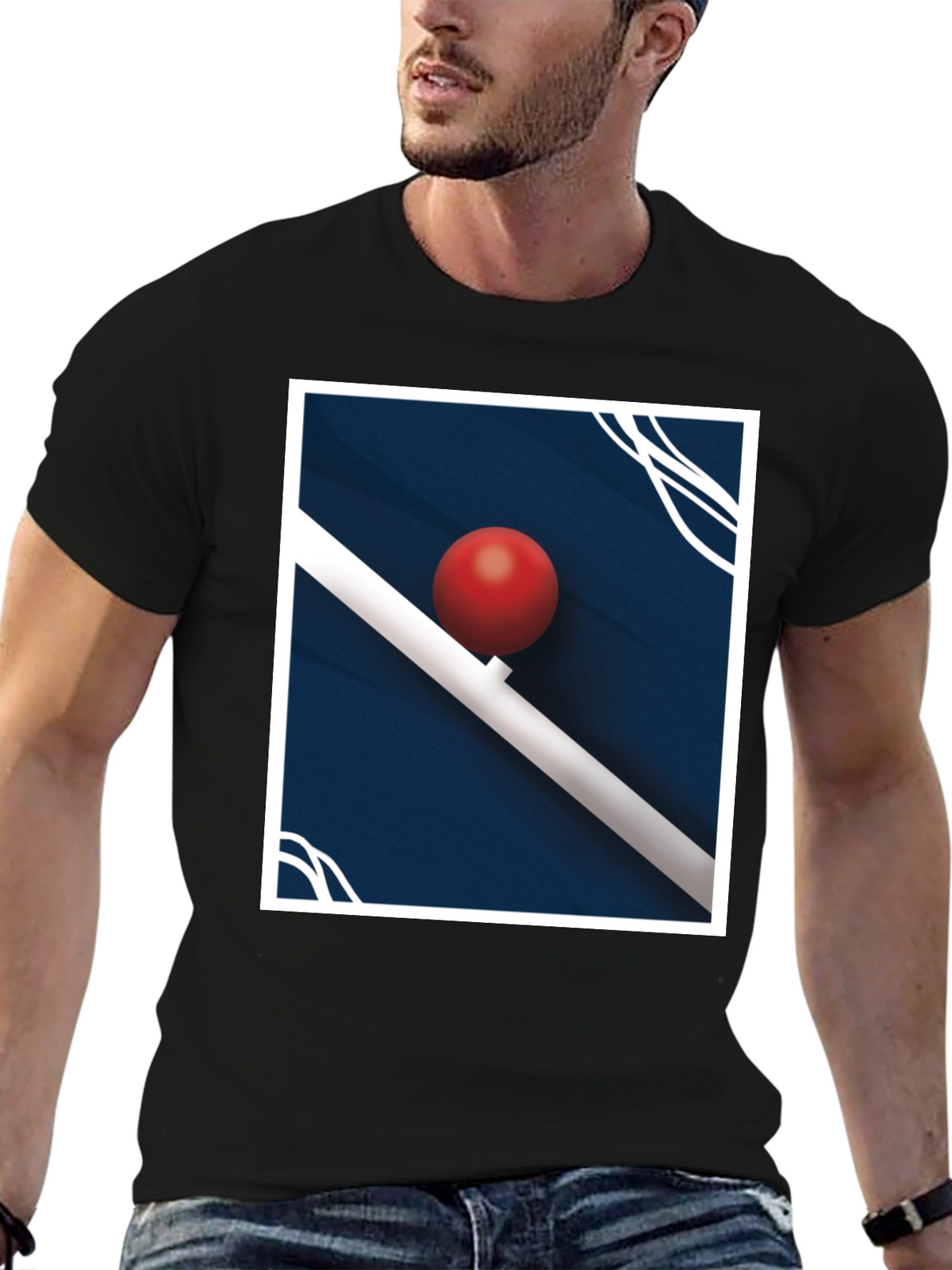 Modern Art Graphic Tee - Bold & Unique Design