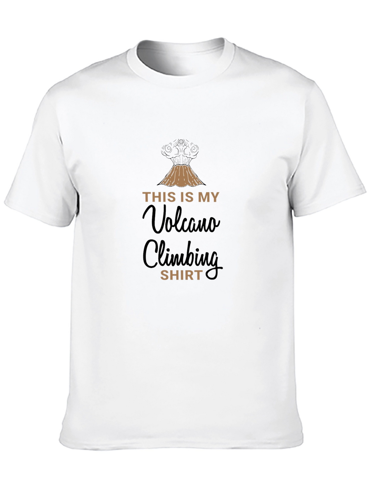 Volcano Climbing Shirt - Funny Graphic Tee