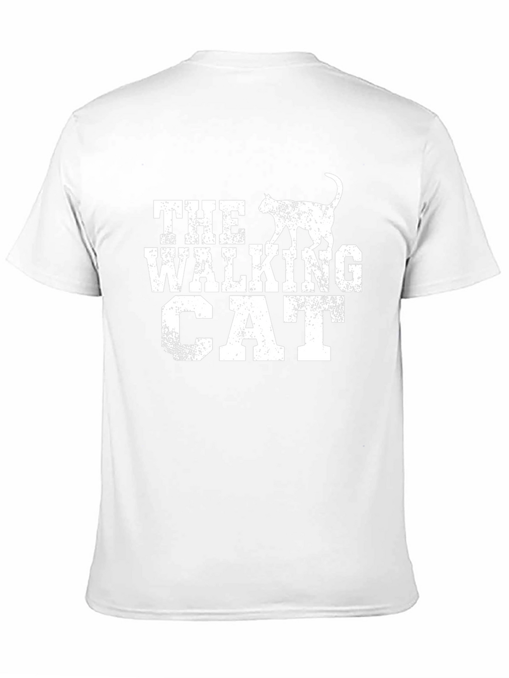 The Walking Cat Black T-Shirt