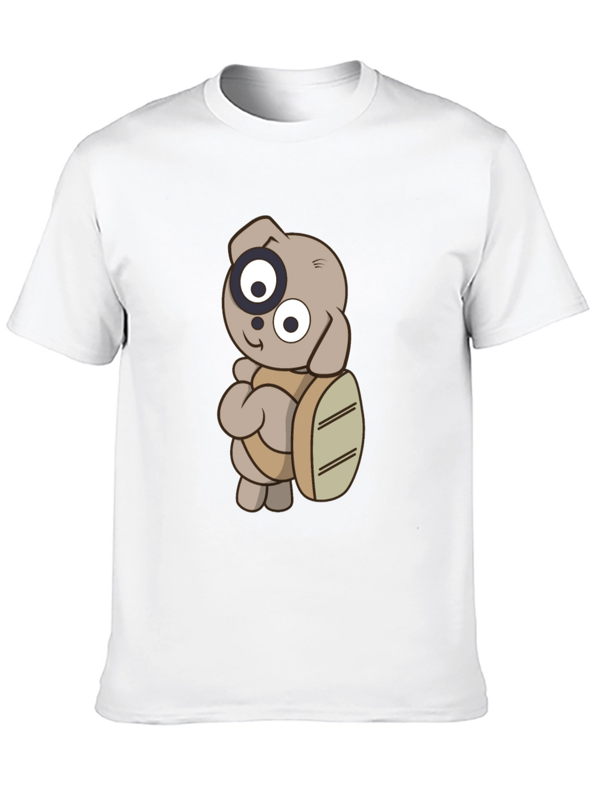 Cartoon Dog T-Shirt - Casual Graphic Tee