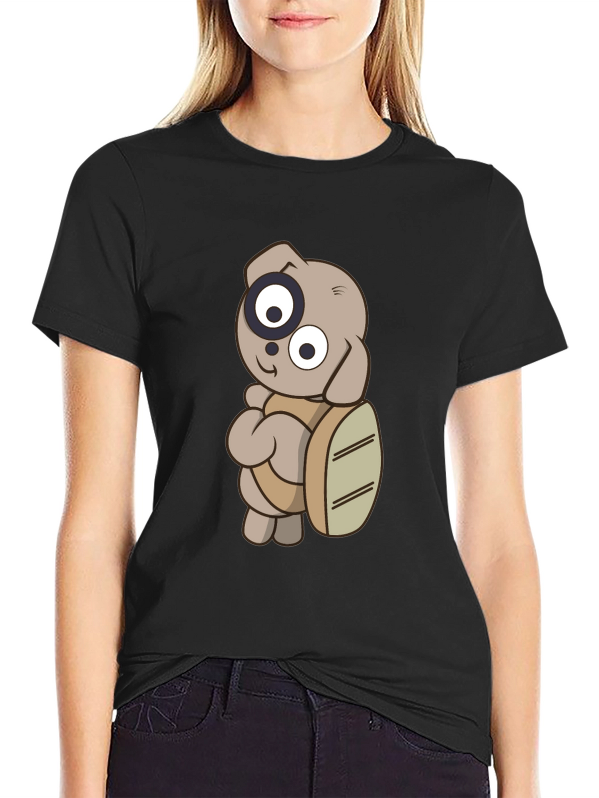 Cartoon Dog T-Shirt - Casual Graphic Tee