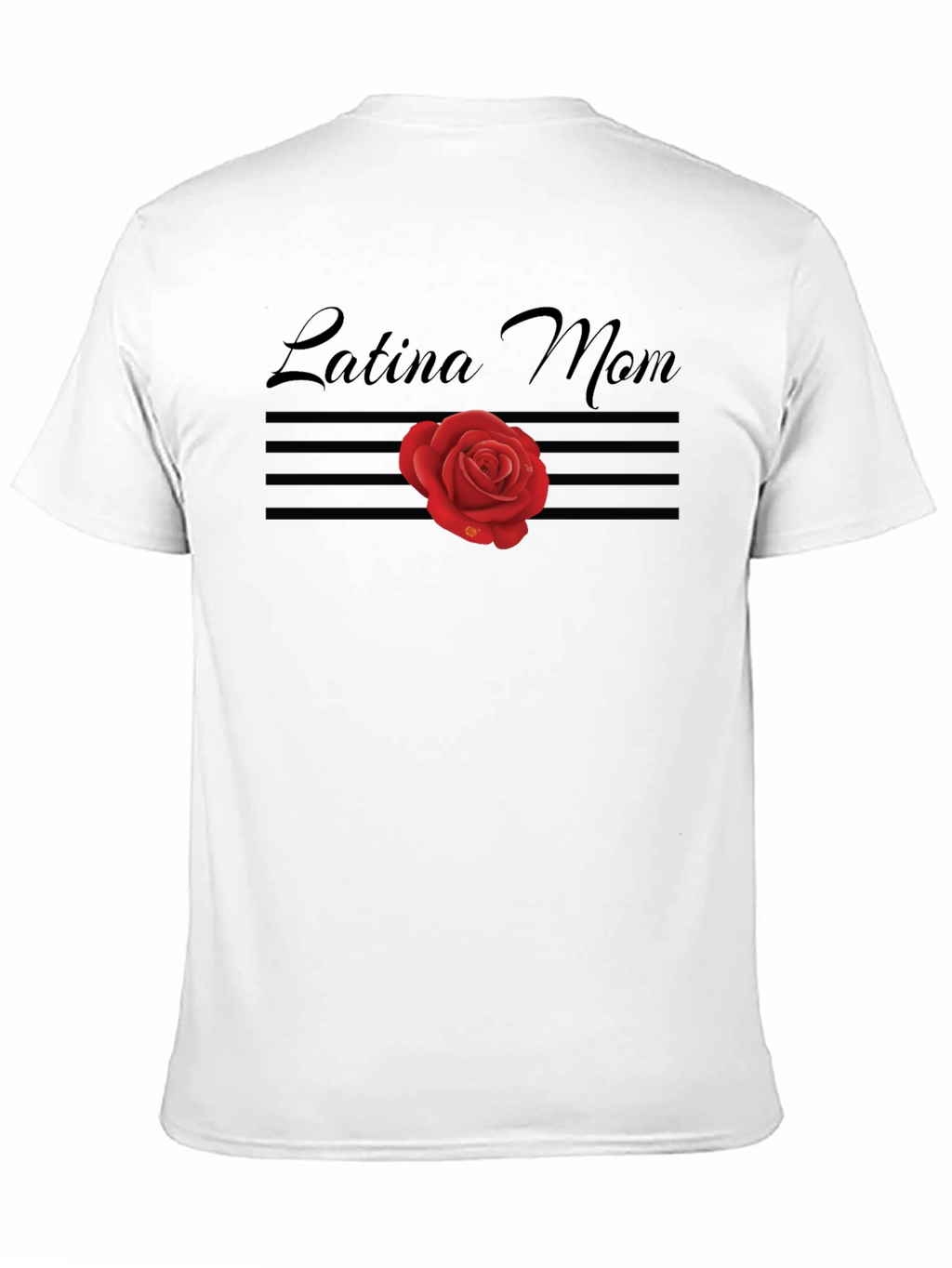 Latina Mom Rose Graphic Tee - Stylish Comfort