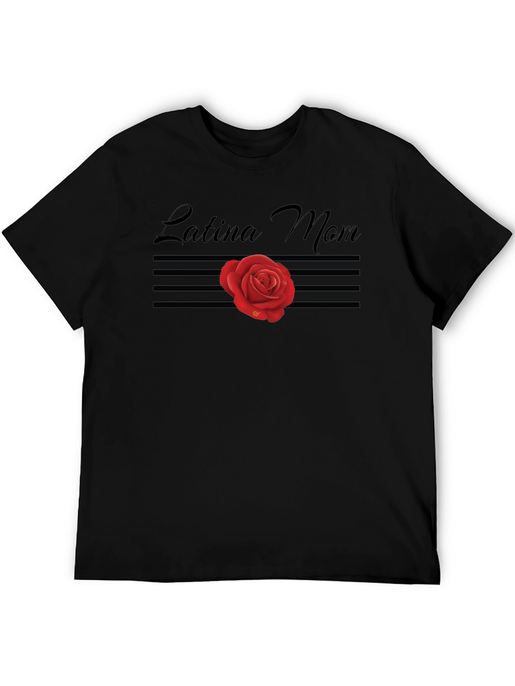 Latina Mom Rose Graphic Tee - Stylish Comfort