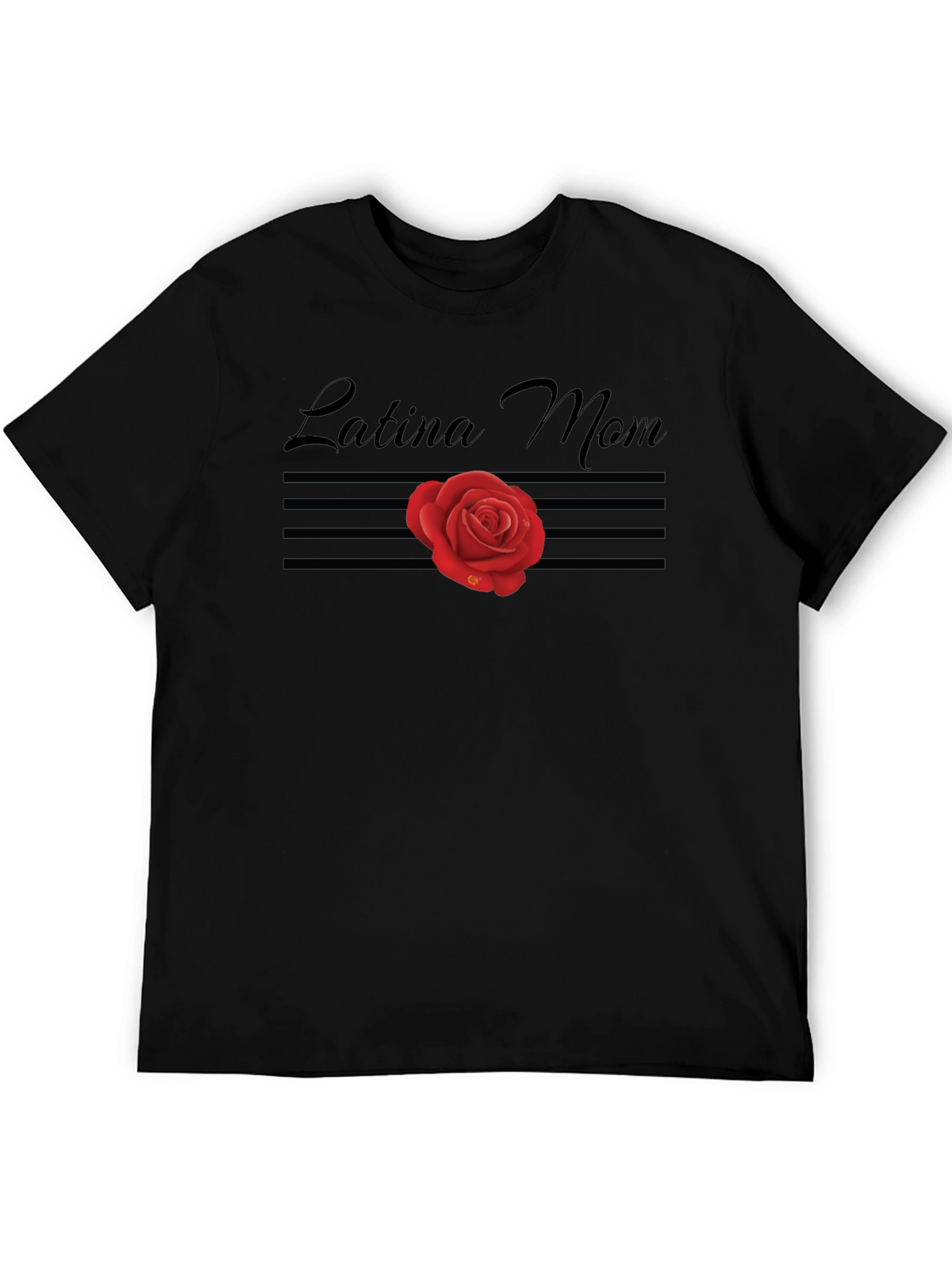 Latina Mom Rose Graphic Tee - Stylish Comfort