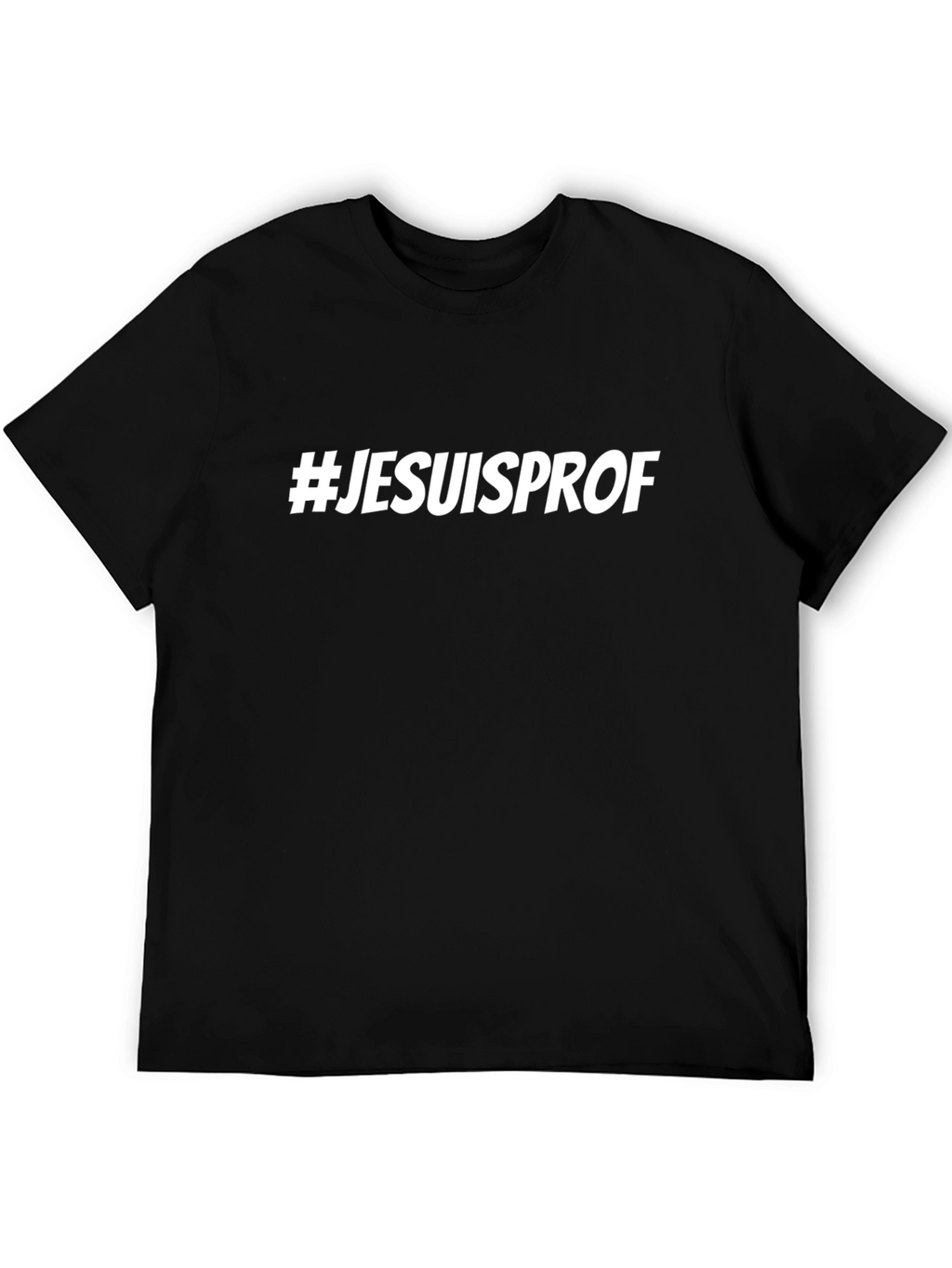 Je Suis Prof T-Shirt - Black Casual