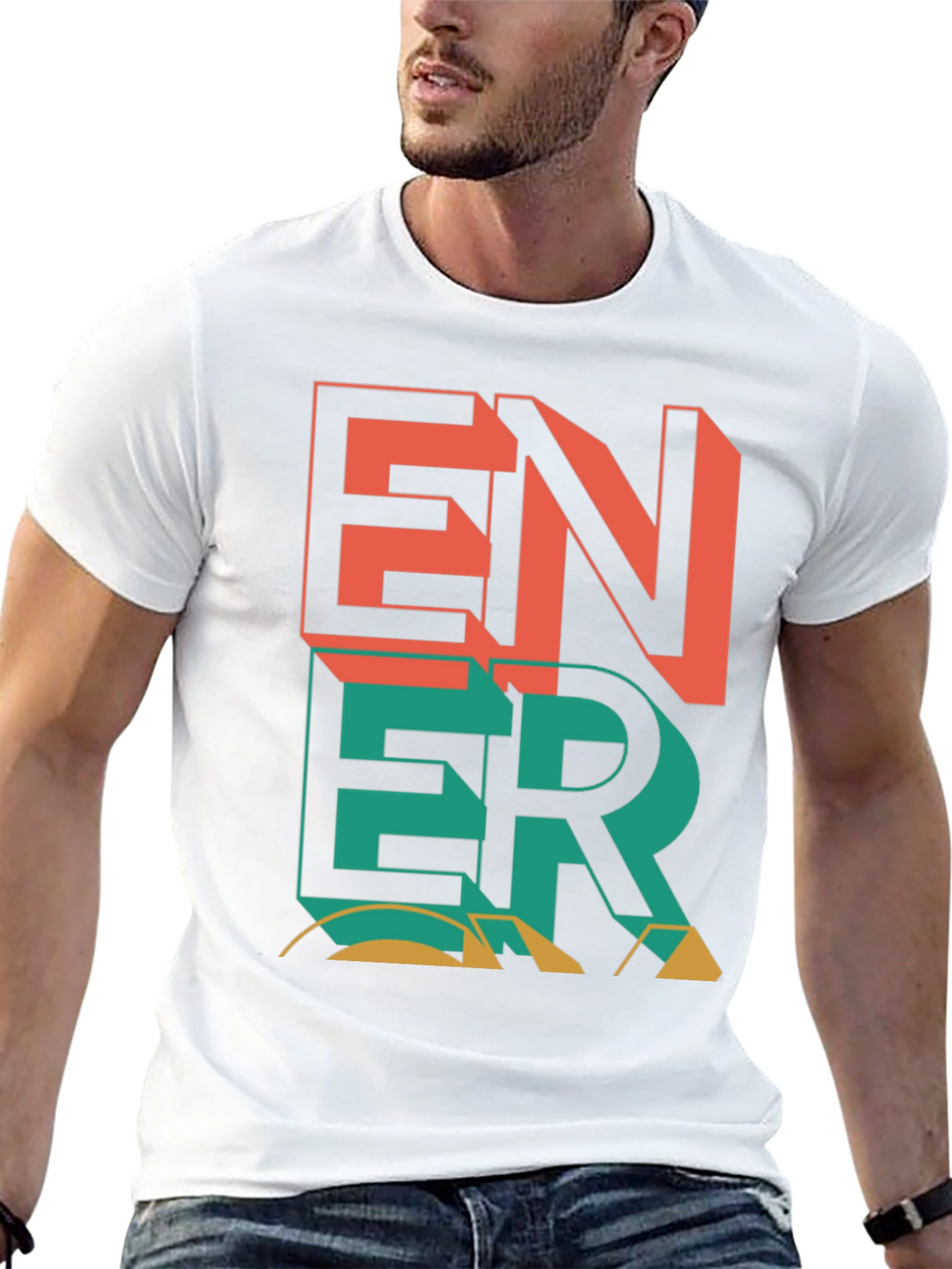 Retro Energy Block T-Shirt