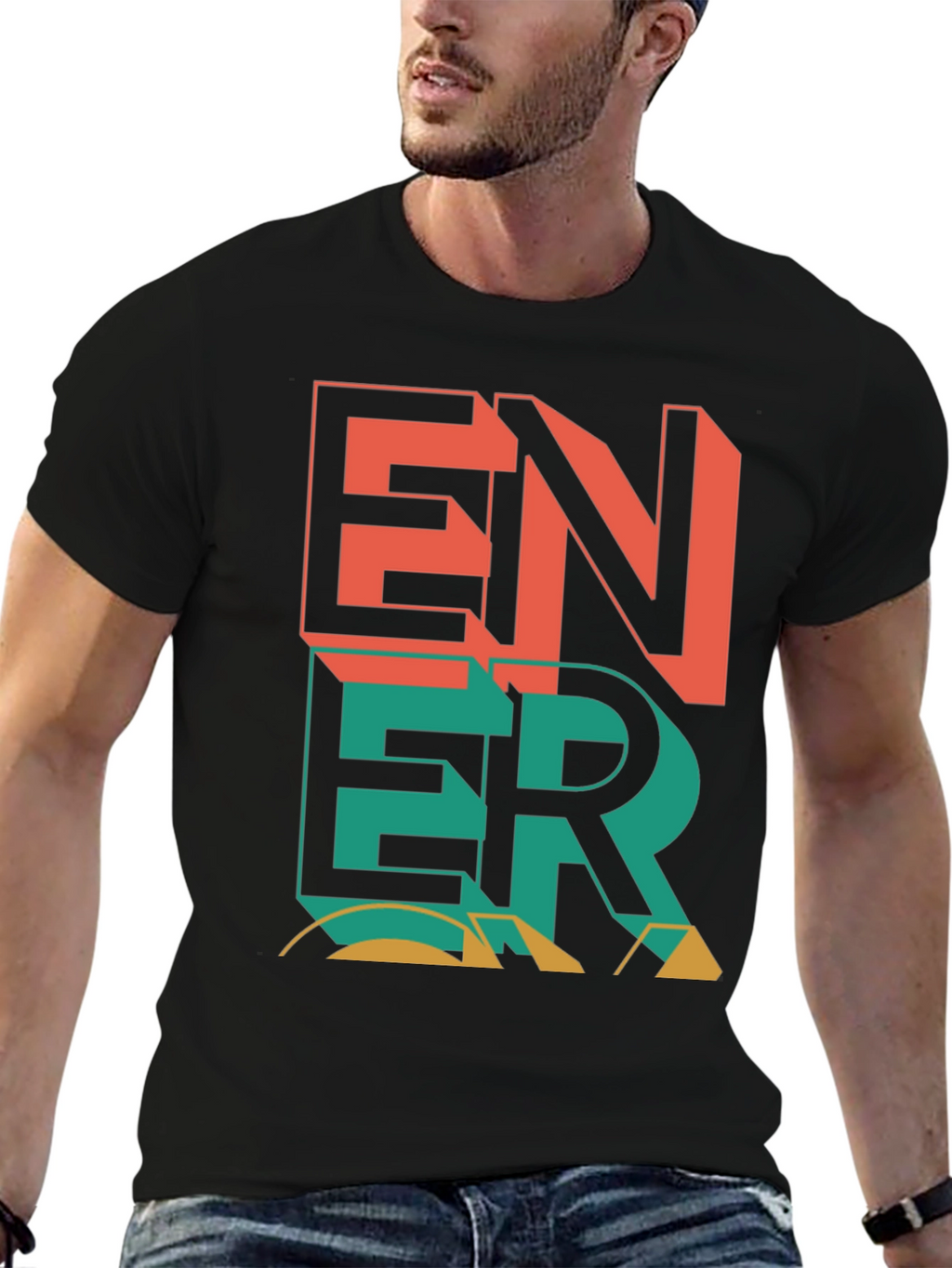Retro Energy Block T-Shirt
