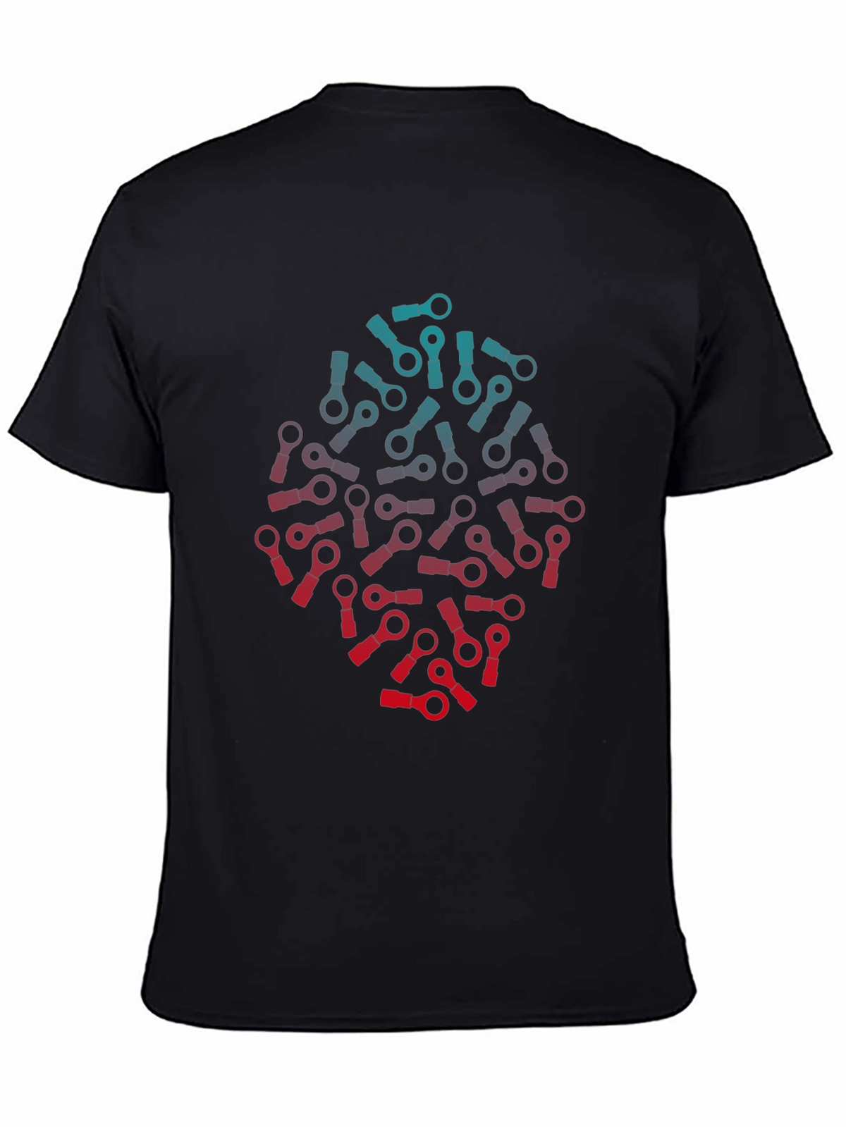 Gradient Ring Terminal Graphic T-Shirt