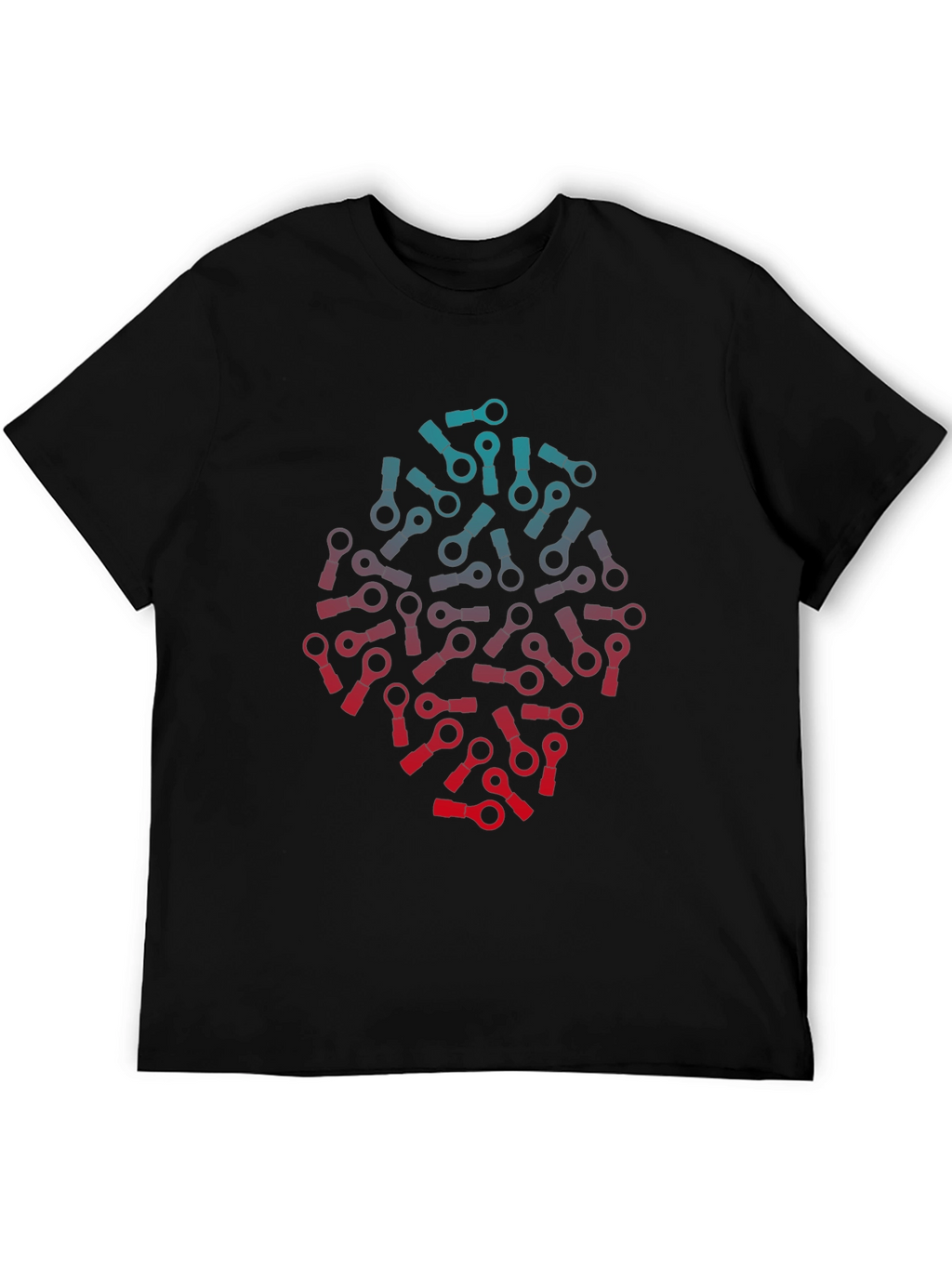 Gradient Ring Terminal Graphic T-Shirt