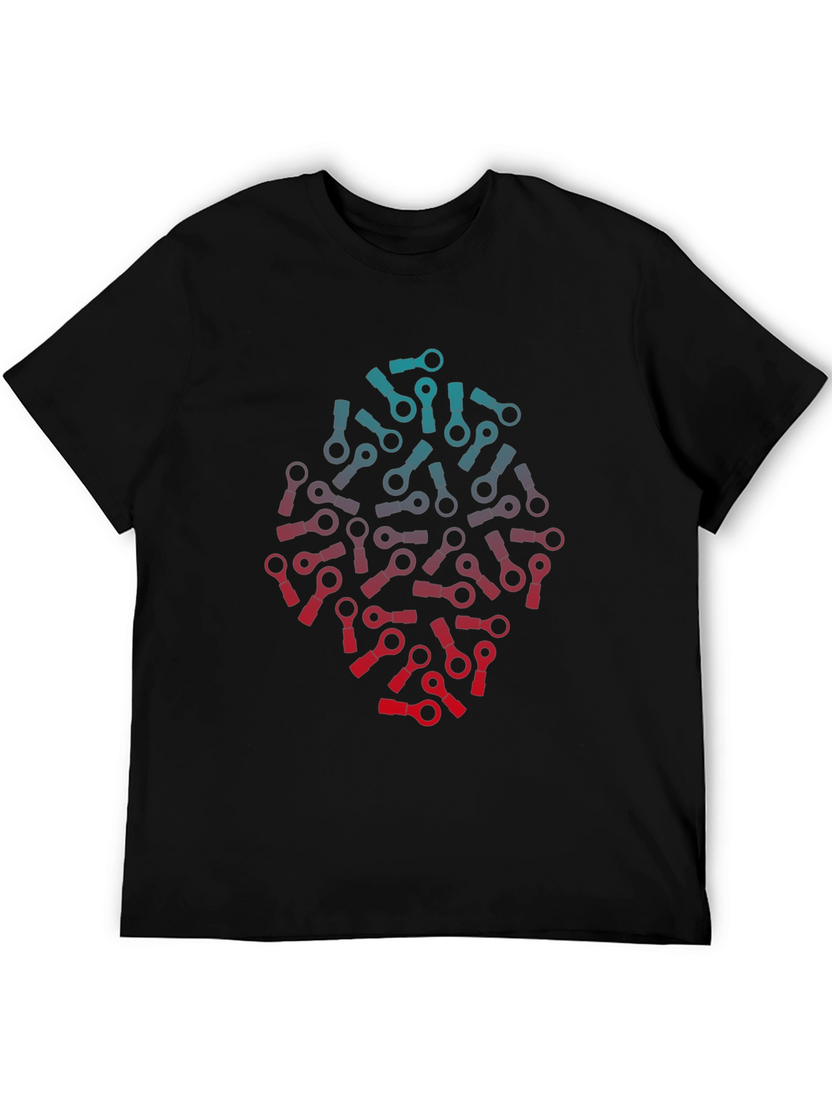 Gradient Ring Terminal Graphic T-Shirt