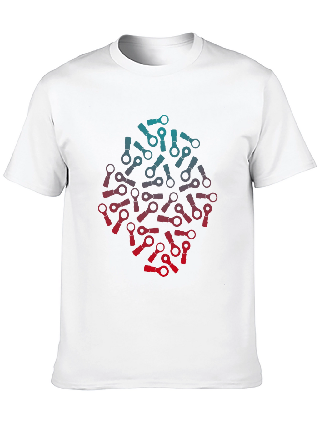 Gradient Ring Terminal Graphic T-Shirt