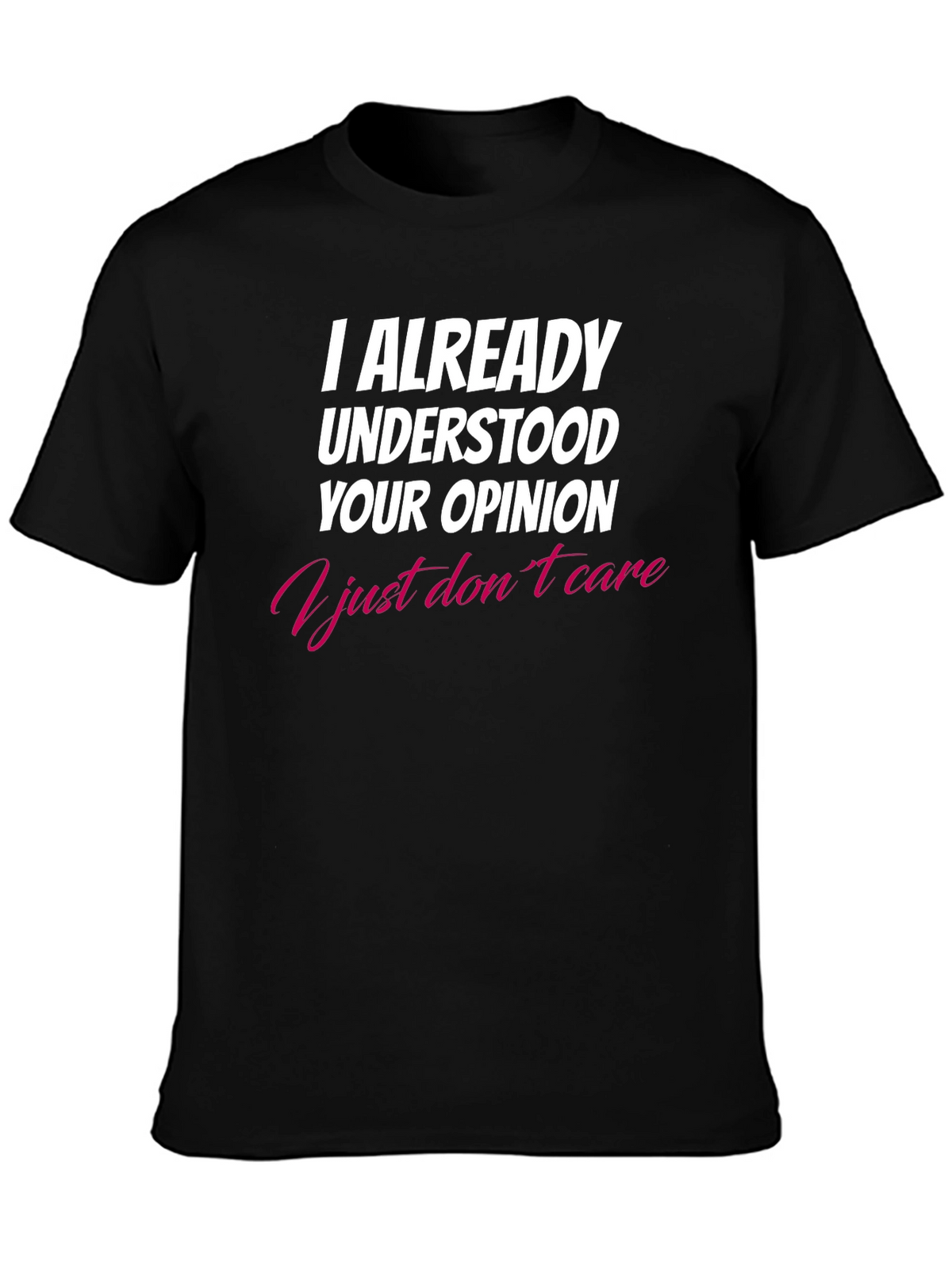 I Already Understood Your Opinion T-Shirt