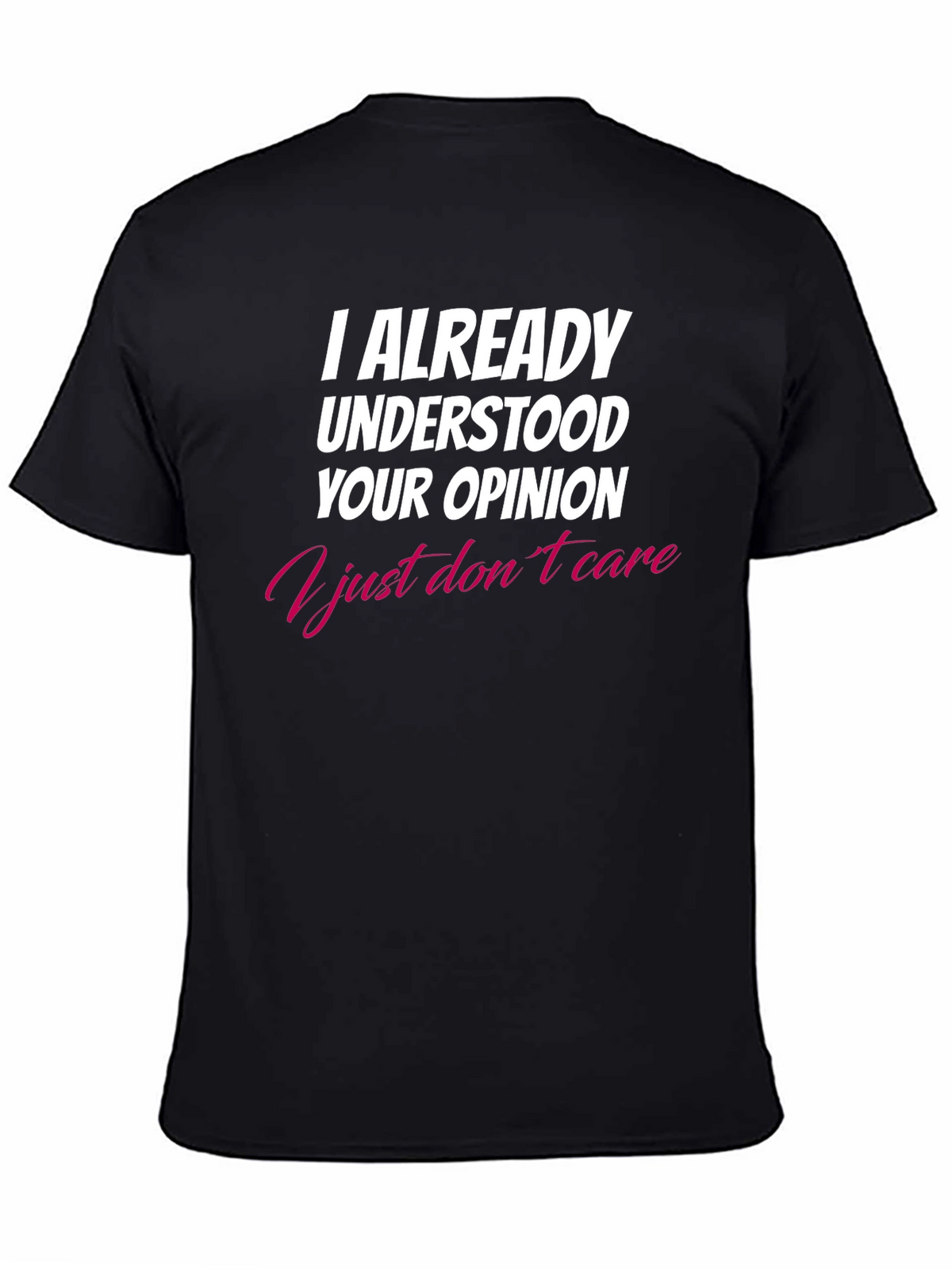 I Already Understood Your Opinion T-Shirt