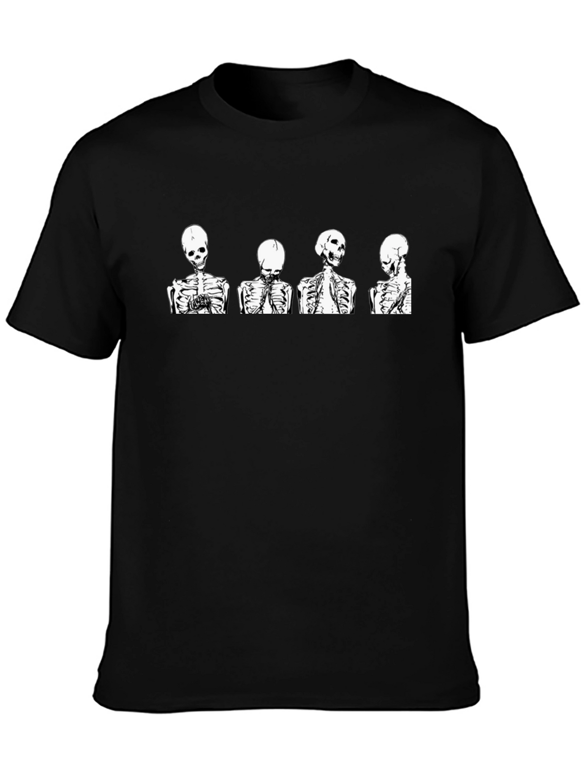 Skeleton Graphic Tee - Unique Halloween Style