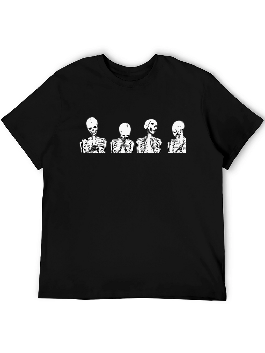 Skeleton Graphic Tee - Unique Halloween Style