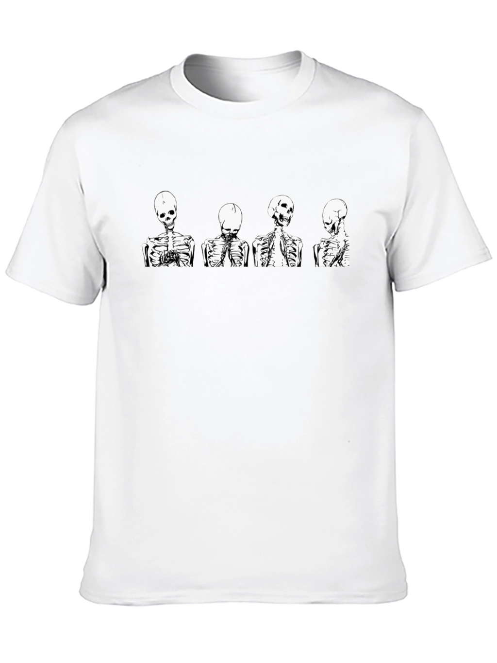 Skeleton Graphic Tee - Unique Halloween Style