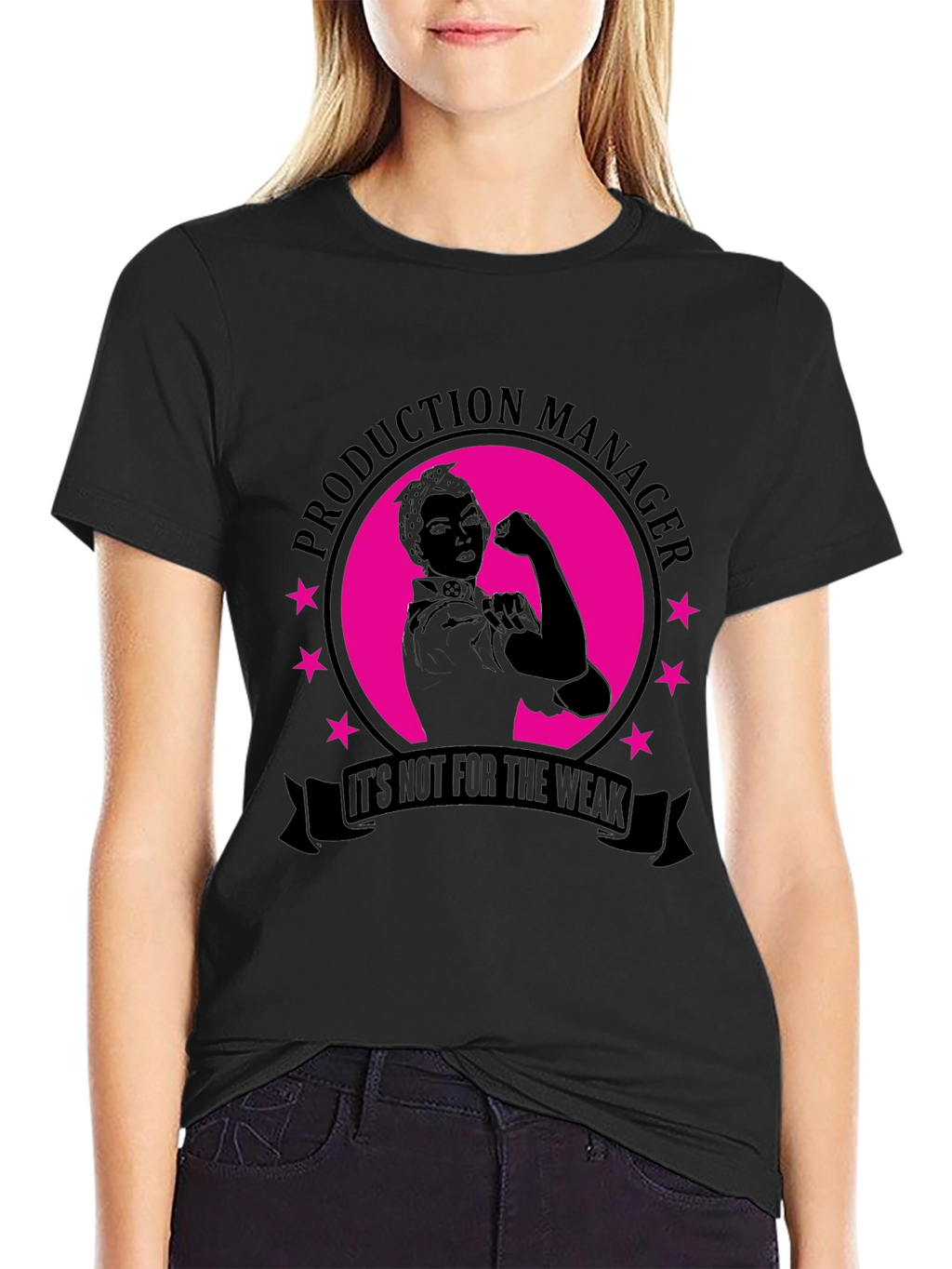 Production Manager Strong Woman Graphic Tee