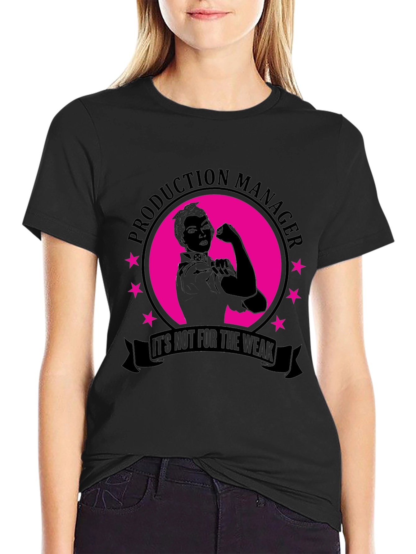 Production Manager Strong Woman Graphic Tee