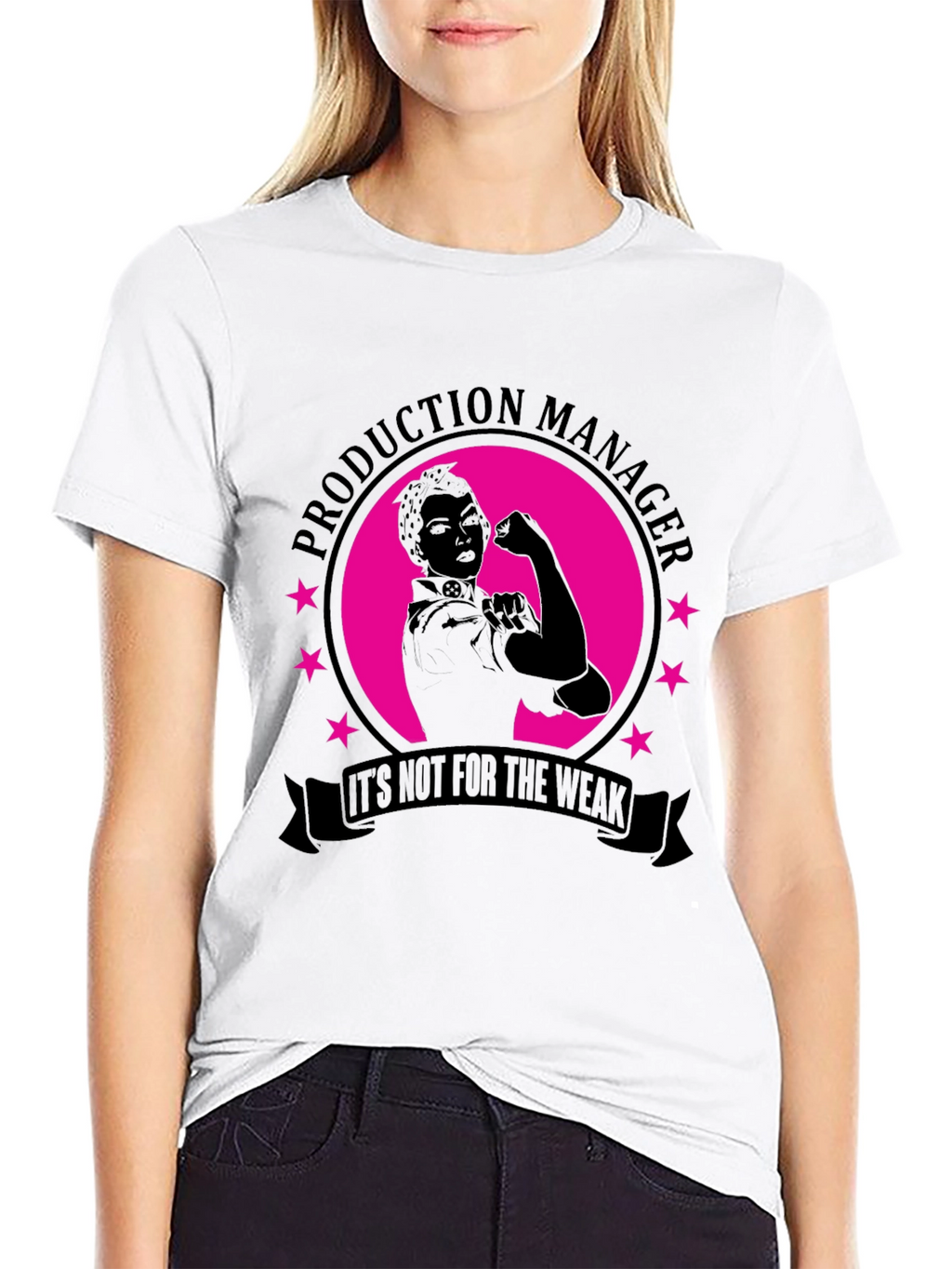 Production Manager Strong Woman Graphic Tee