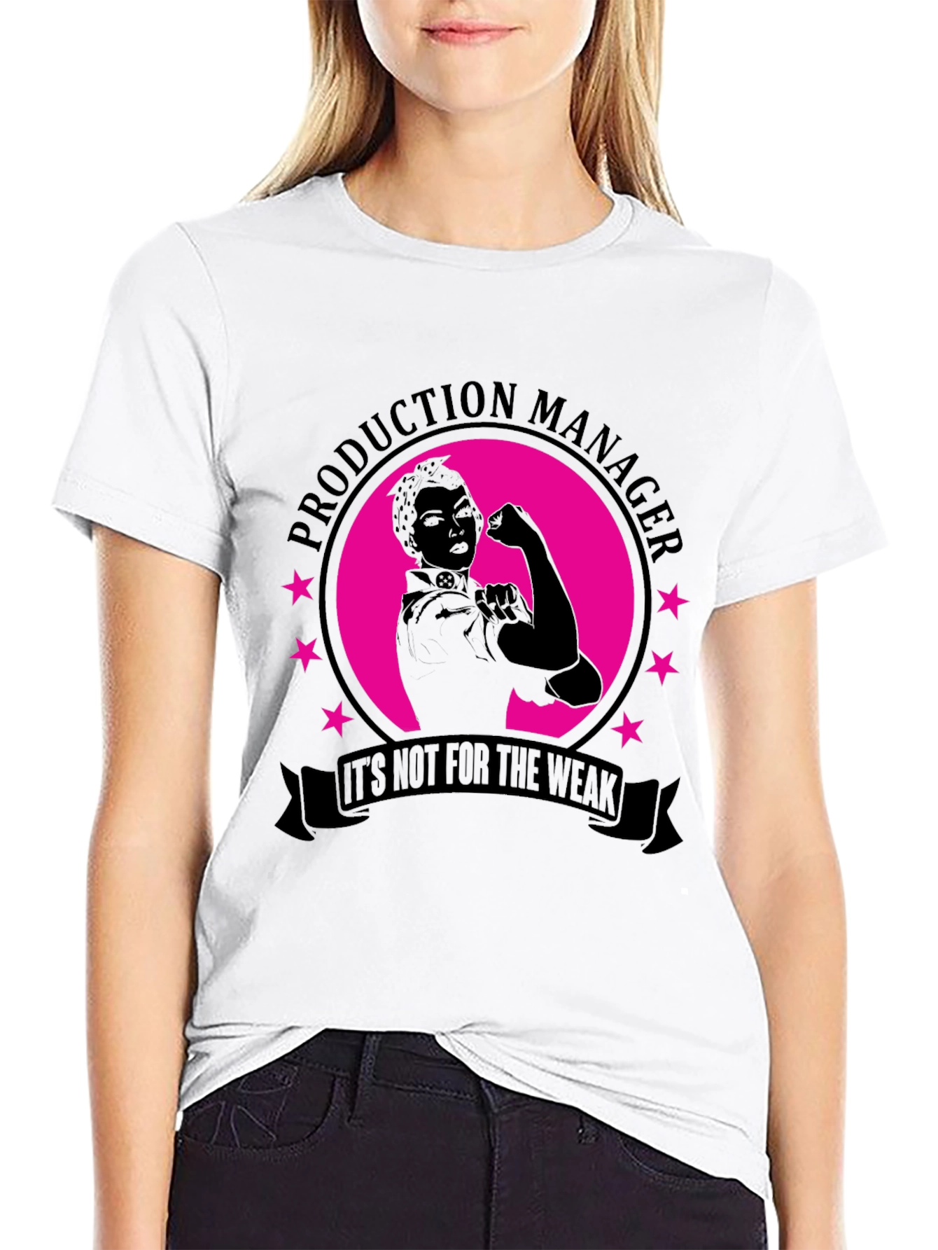 Production Manager Strong Woman Graphic Tee