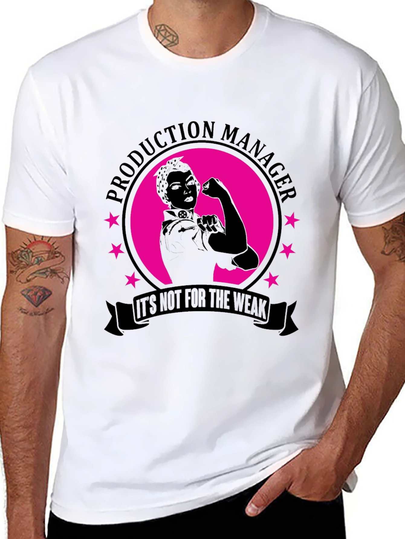 Production Manager Strong Woman Graphic Tee