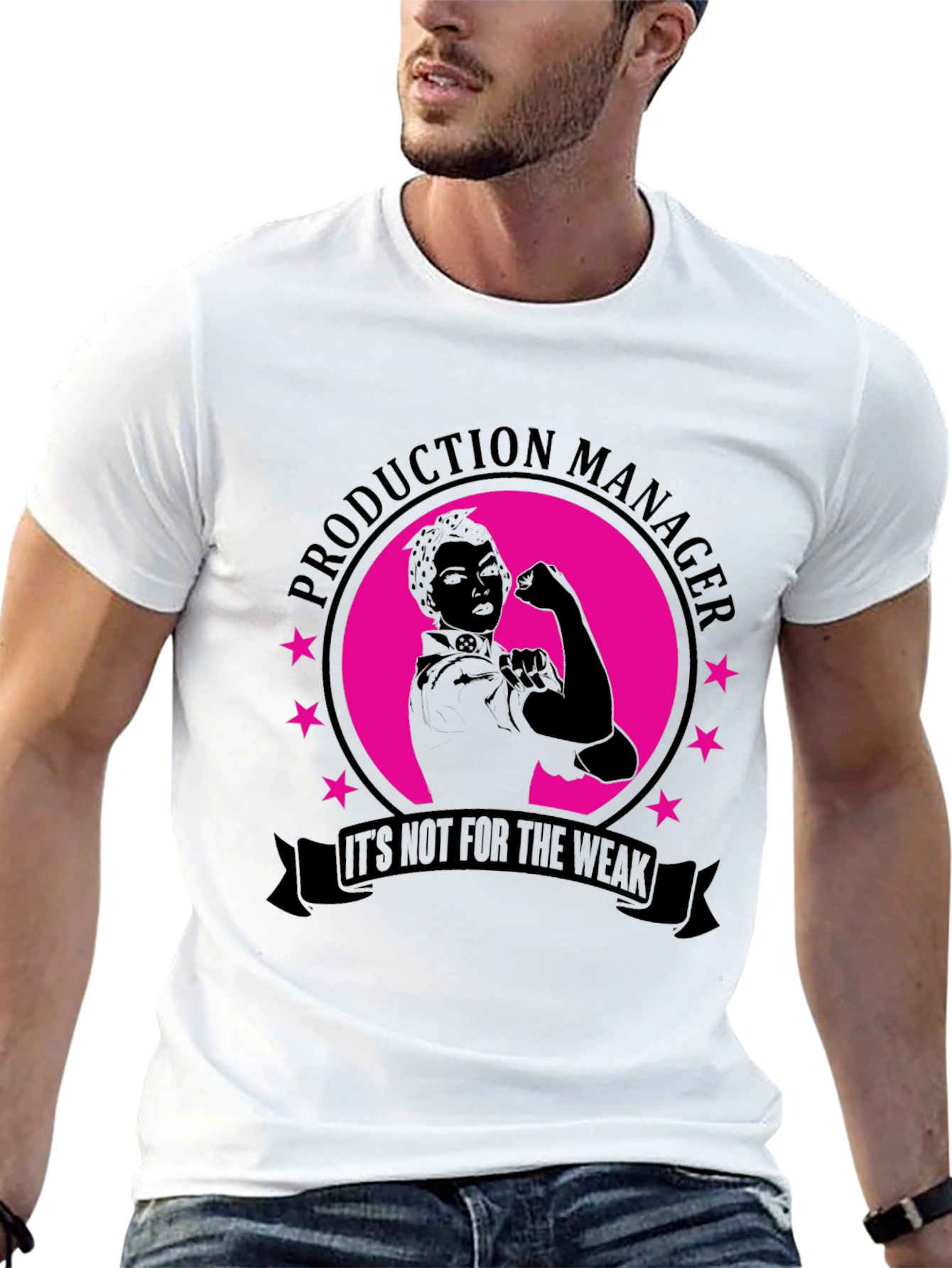 Production Manager Strong Woman Graphic Tee