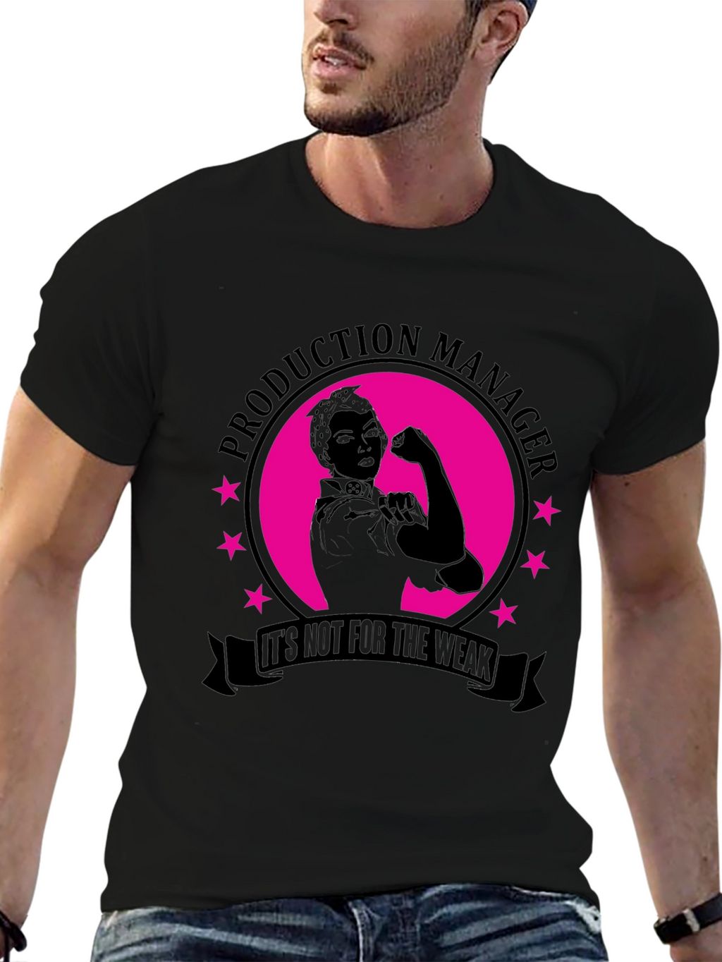 Production Manager Strong Woman Graphic Tee