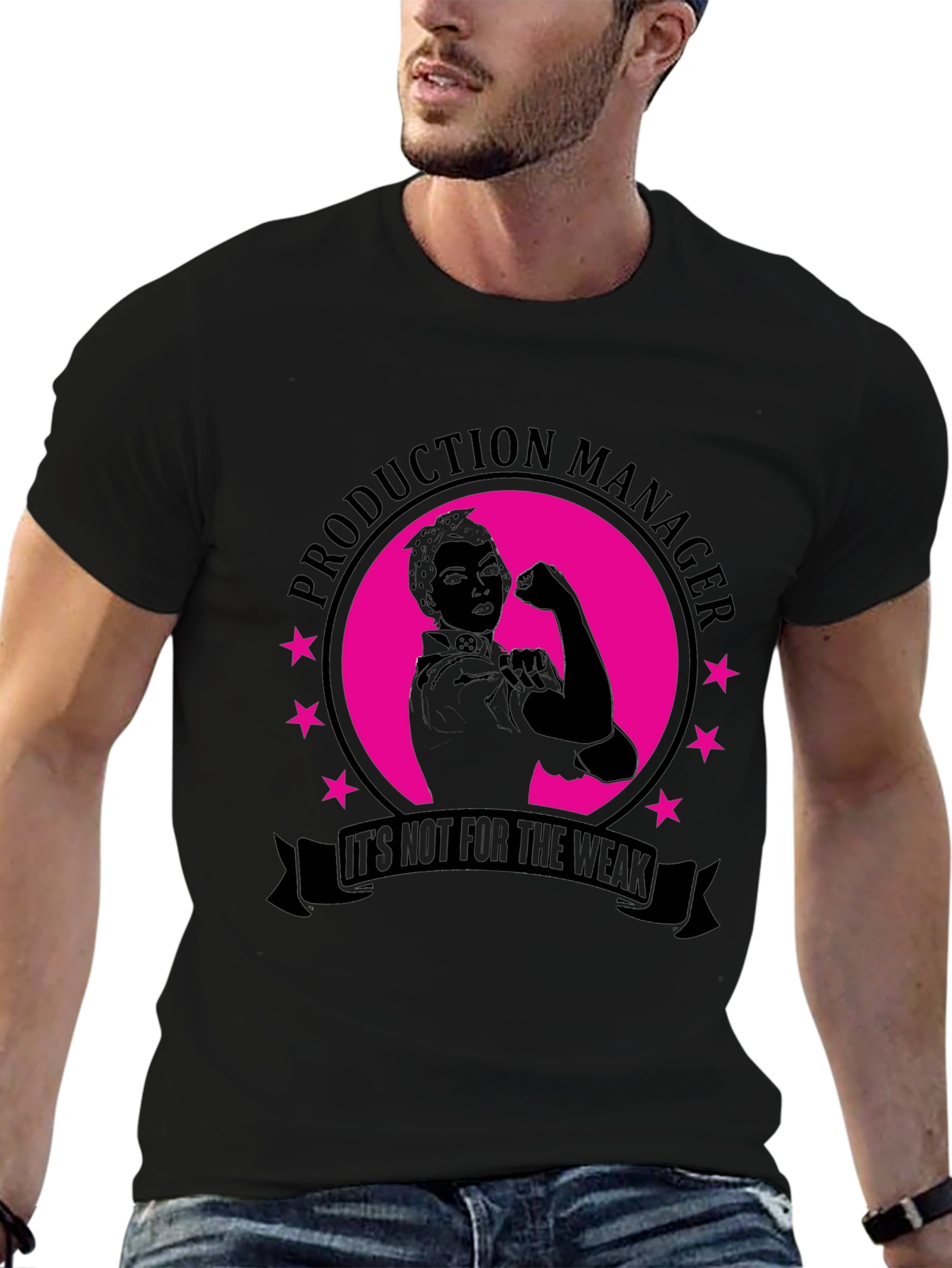 Production Manager Strong Woman Graphic Tee