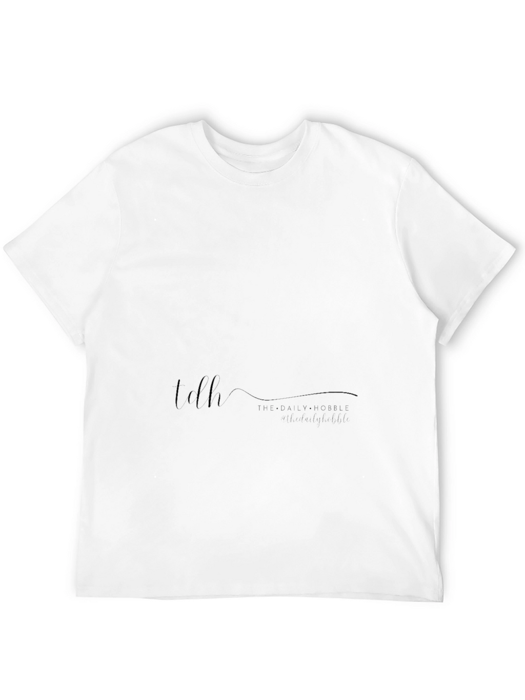 Mens Black Short Sleeve Casual T-Shirt