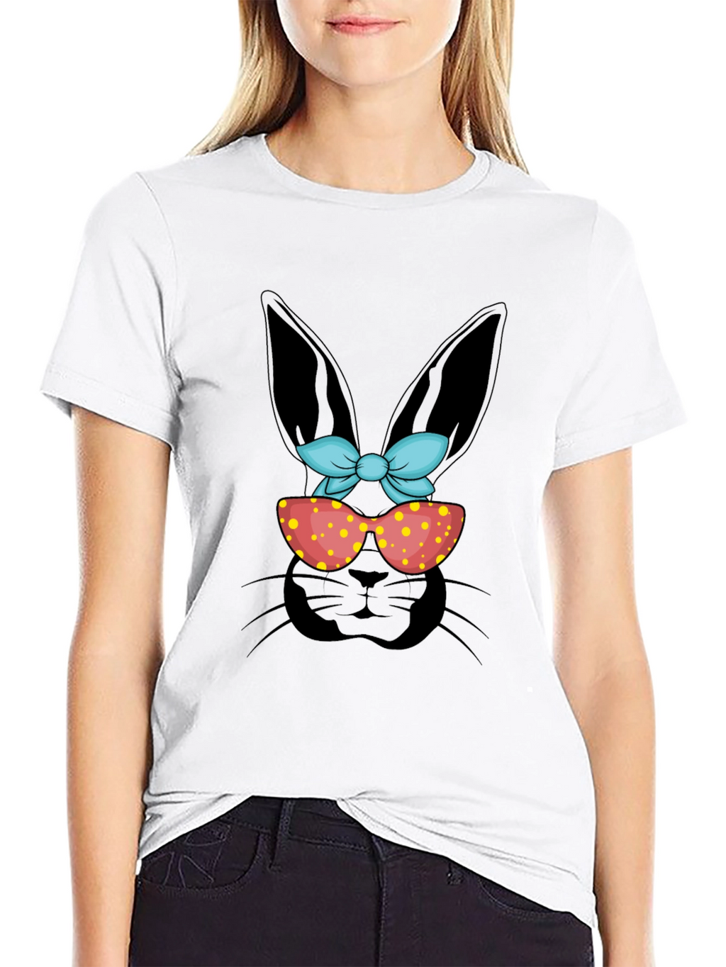 Bunny Sunglasses Graphic Tee