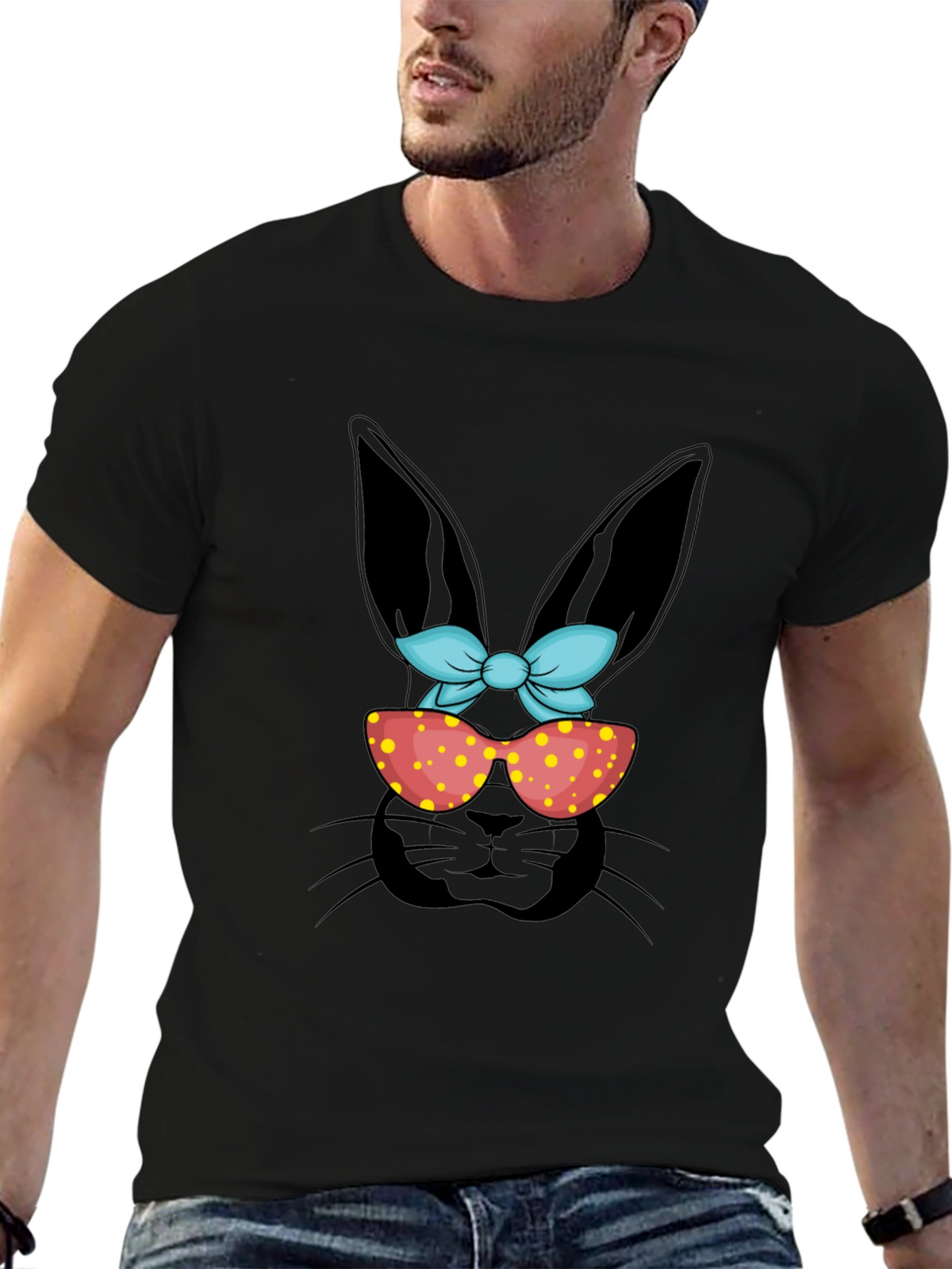 Bunny Sunglasses Graphic Tee