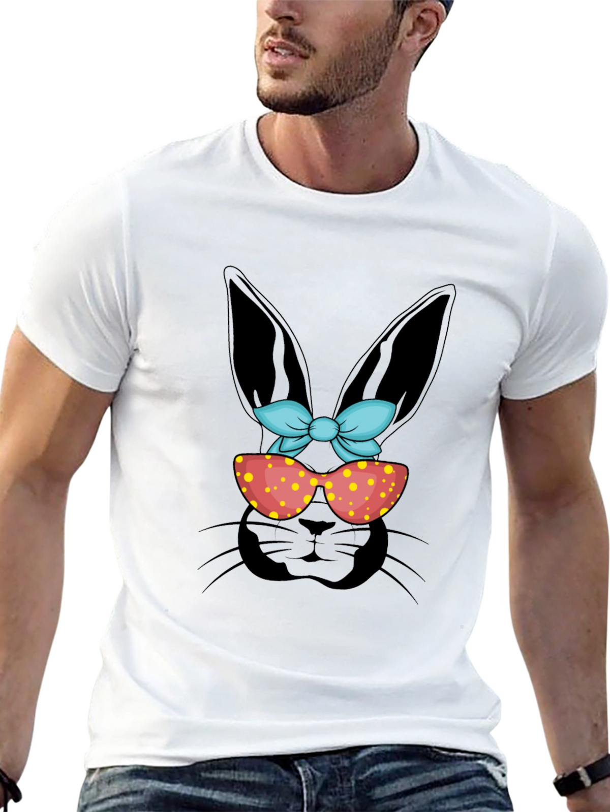 Bunny Sunglasses Graphic Tee