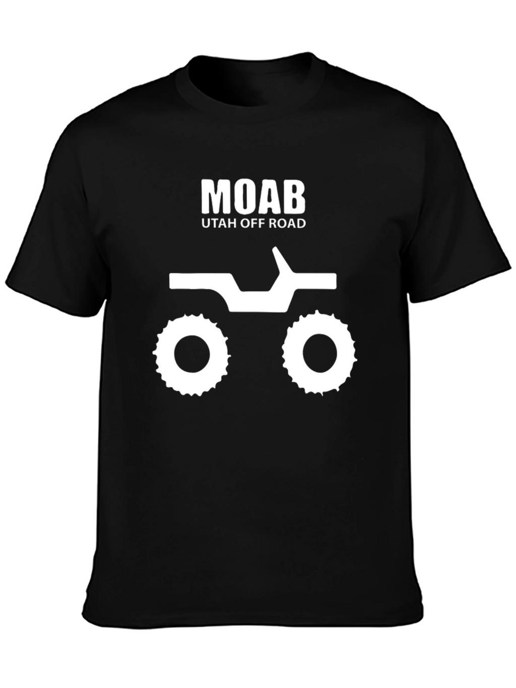 Moab Utah Off Road Black Graphic Tee