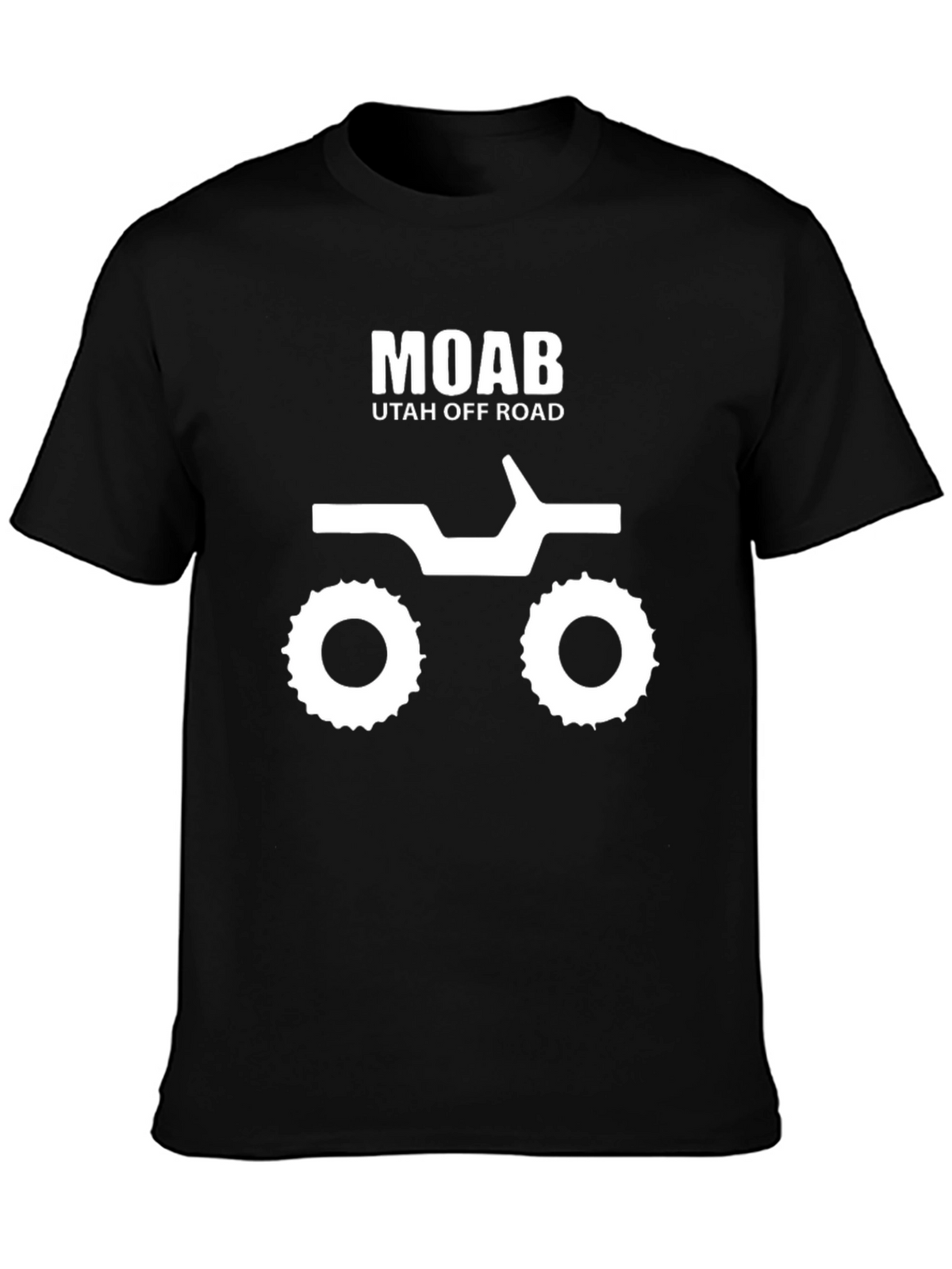 Moab Utah Off Road Black Graphic Tee
