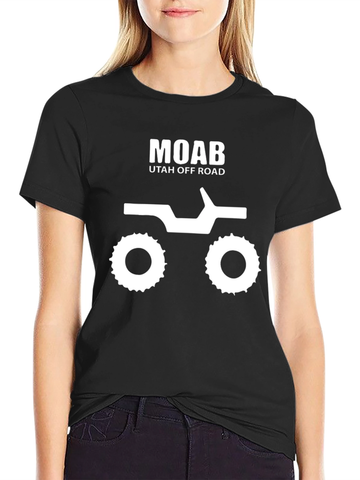 Moab Utah Off Road Black Graphic Tee