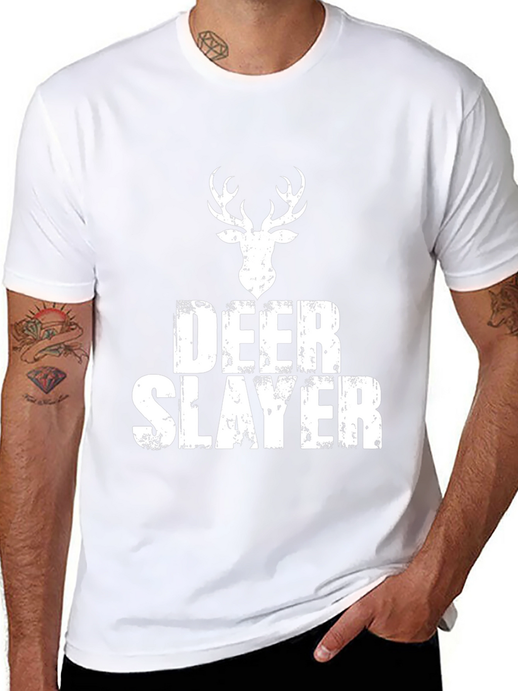 Deer Slayer Graphic Tee - Hunting T-Shirt