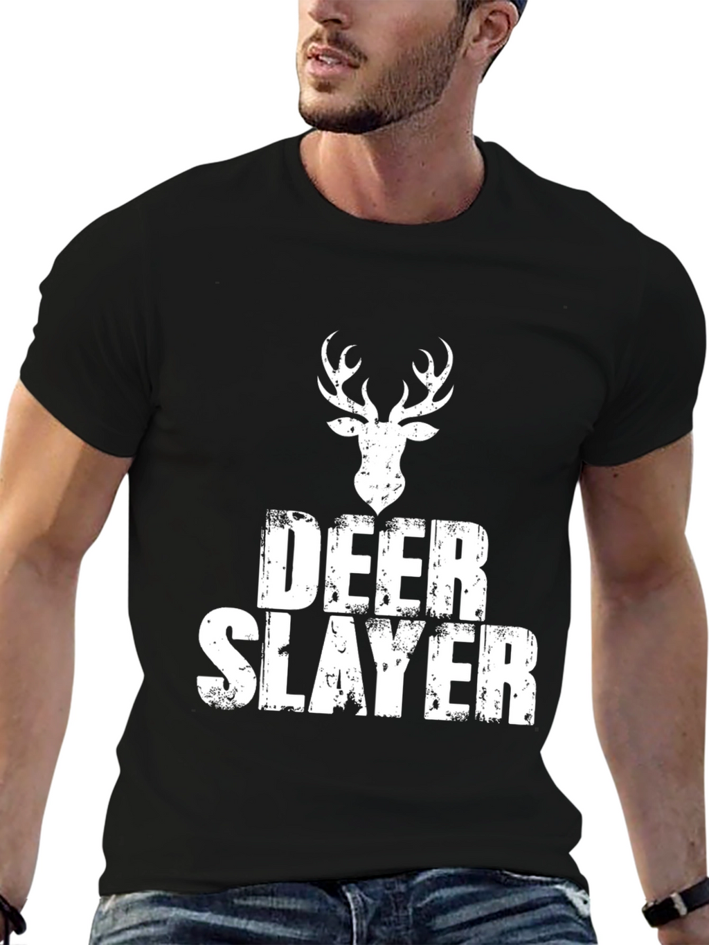 Deer Slayer Graphic Tee - Hunting T-Shirt