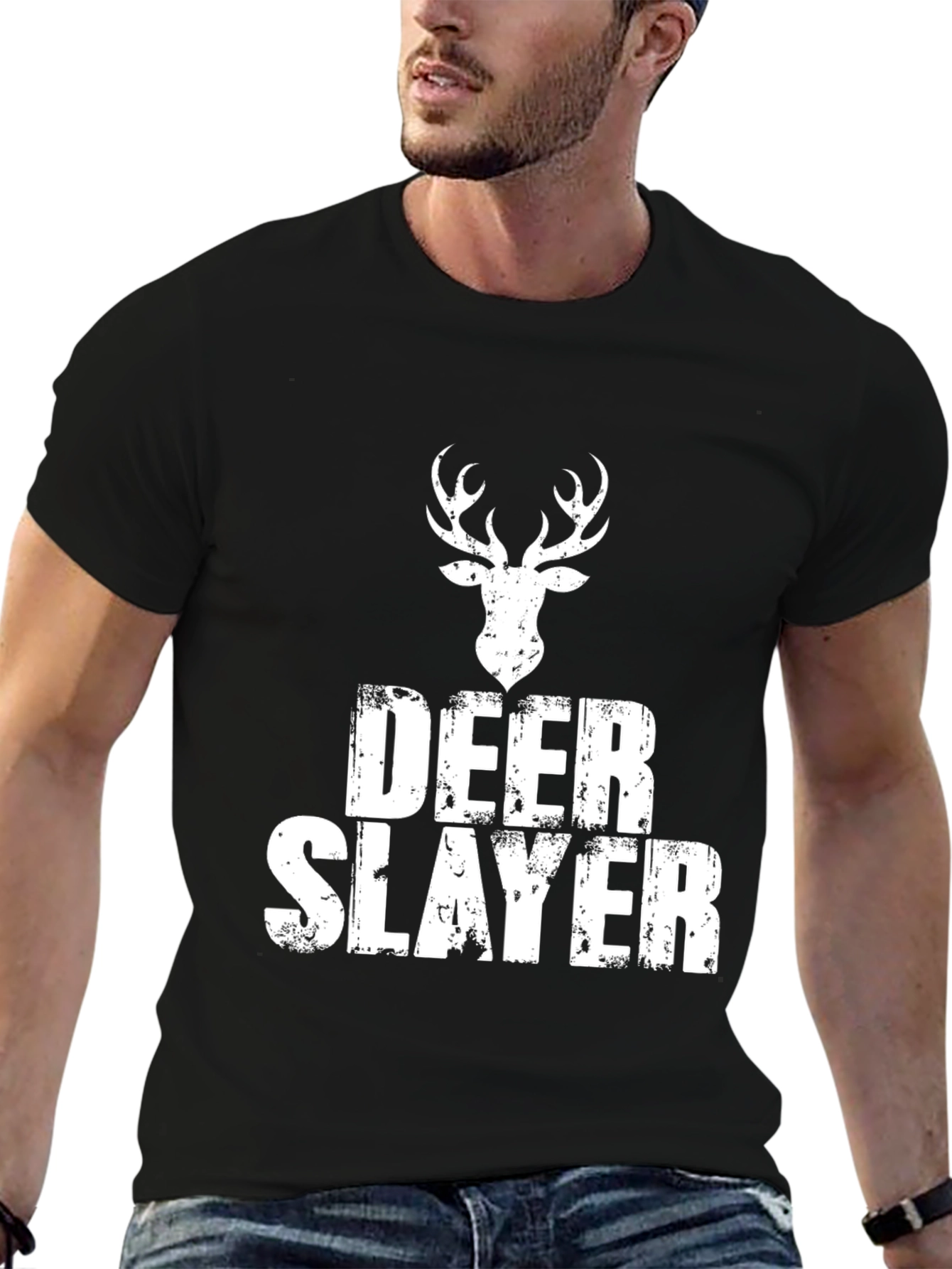 Deer Slayer Graphic Tee - Hunting T-Shirt