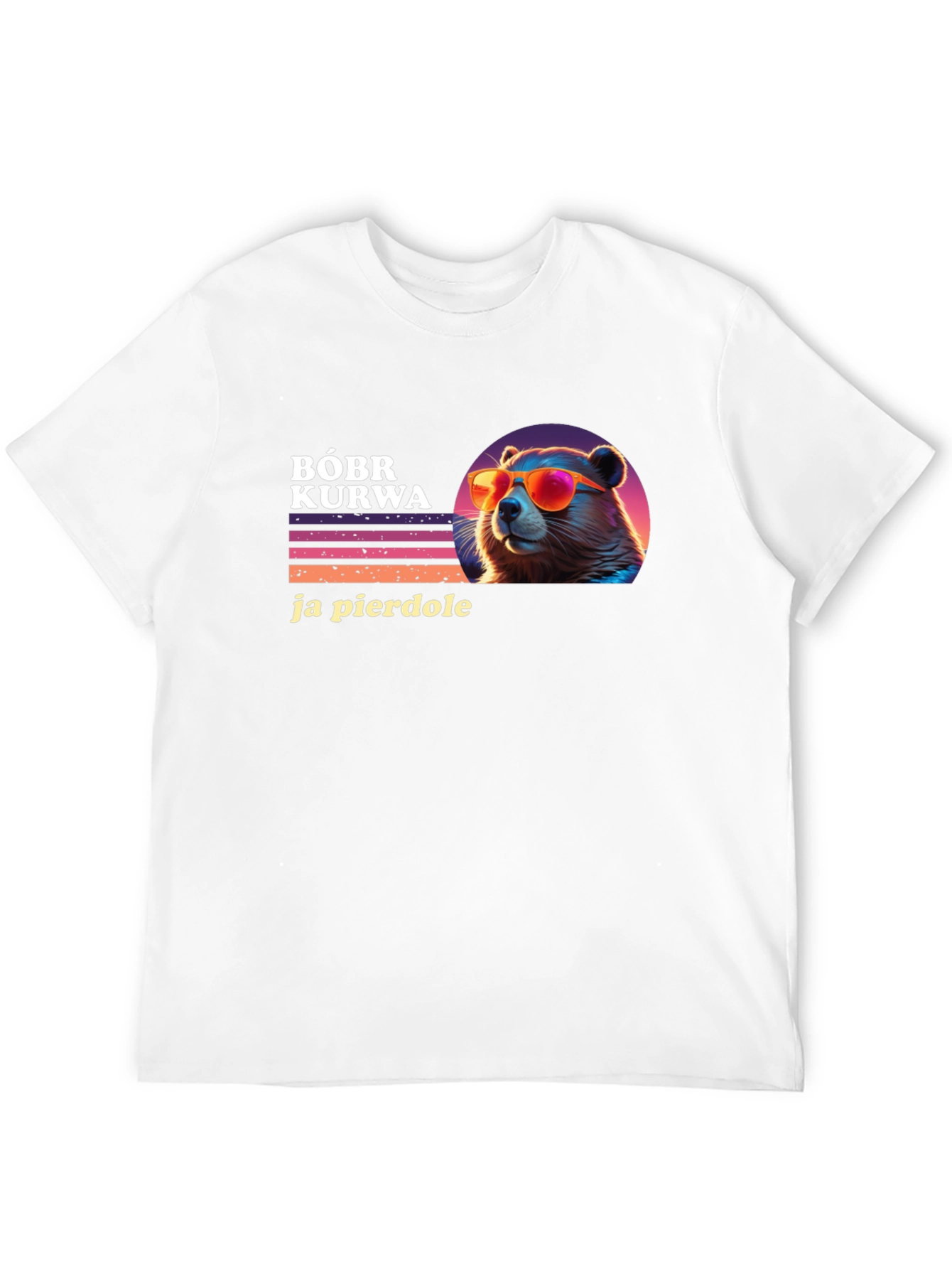 Bóbr Kurwa T-Shirt - Funny Polish Beaver Tee