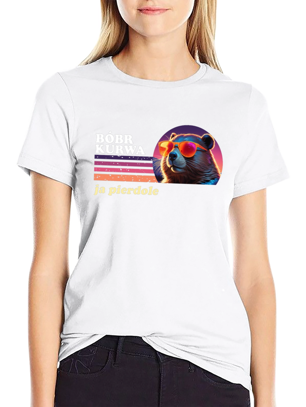 Bóbr Kurwa T-Shirt - Funny Polish Beaver Tee
