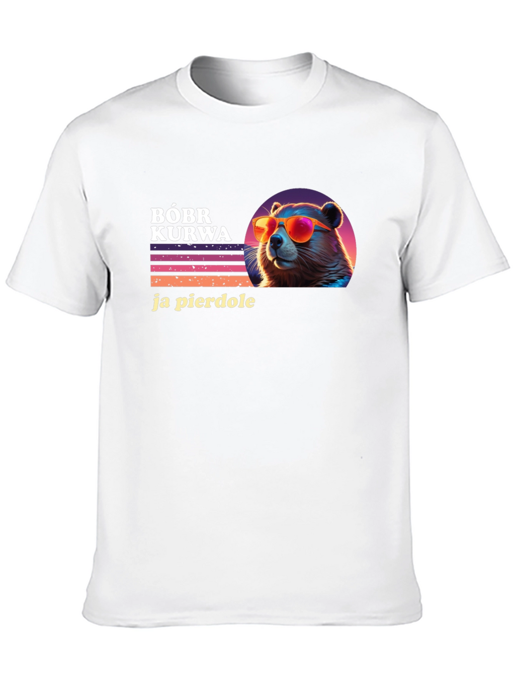 Bóbr Kurwa T-Shirt - Funny Polish Beaver Tee