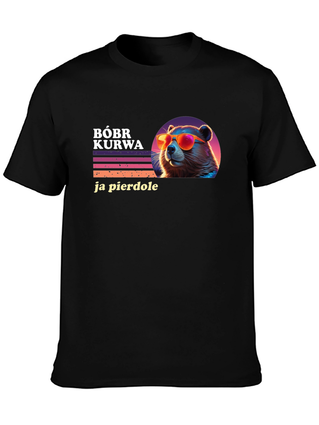 Bóbr Kurwa T-Shirt - Funny Polish Beaver Tee