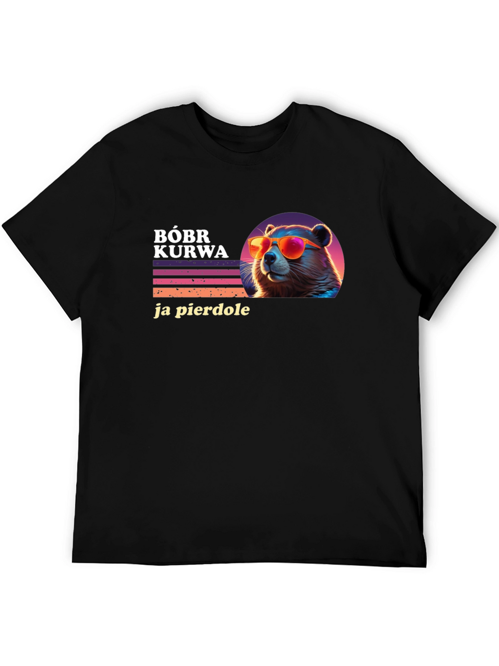 Bóbr Kurwa T-Shirt - Funny Polish Beaver Tee