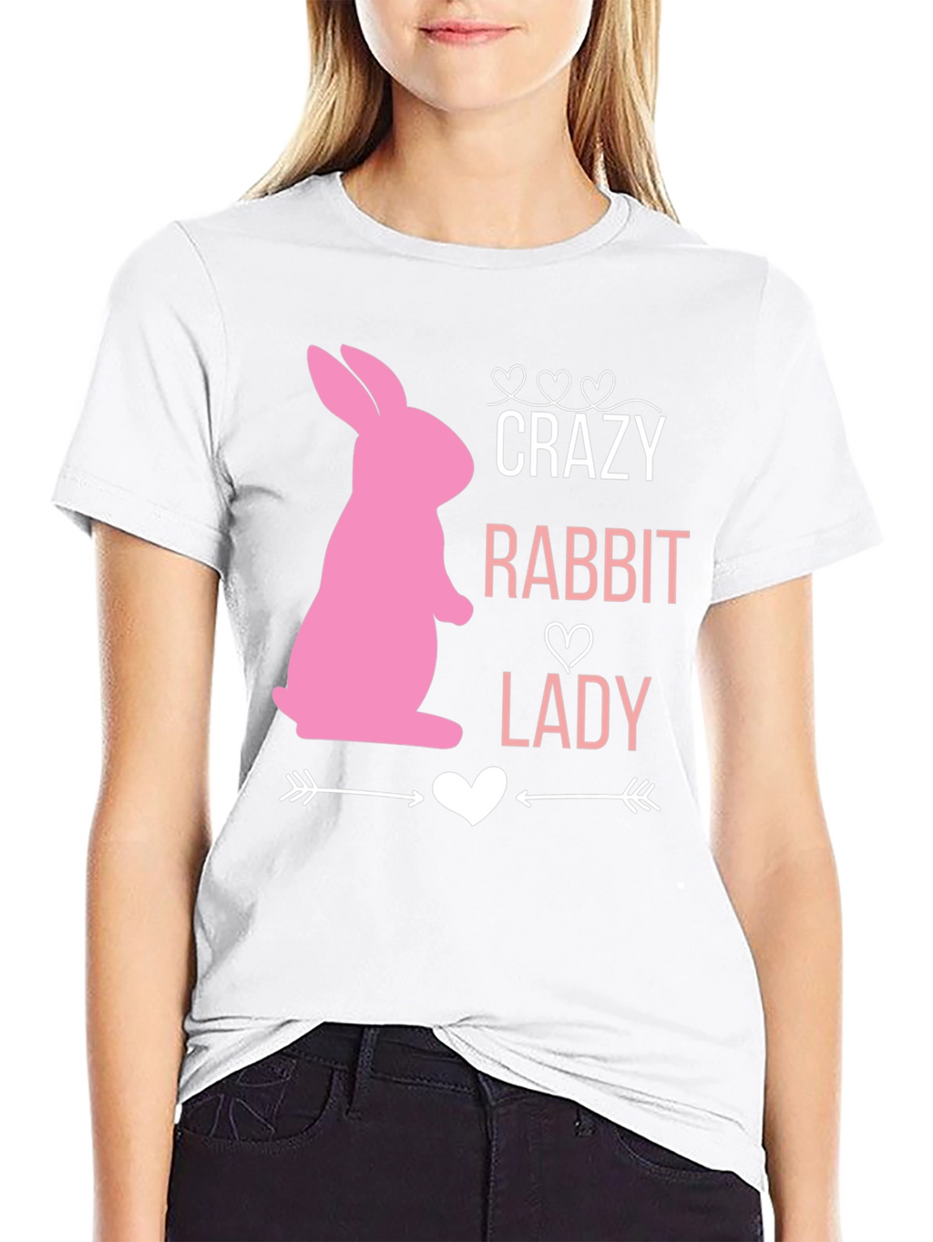 Crazy Rabbit Lady T-Shirt