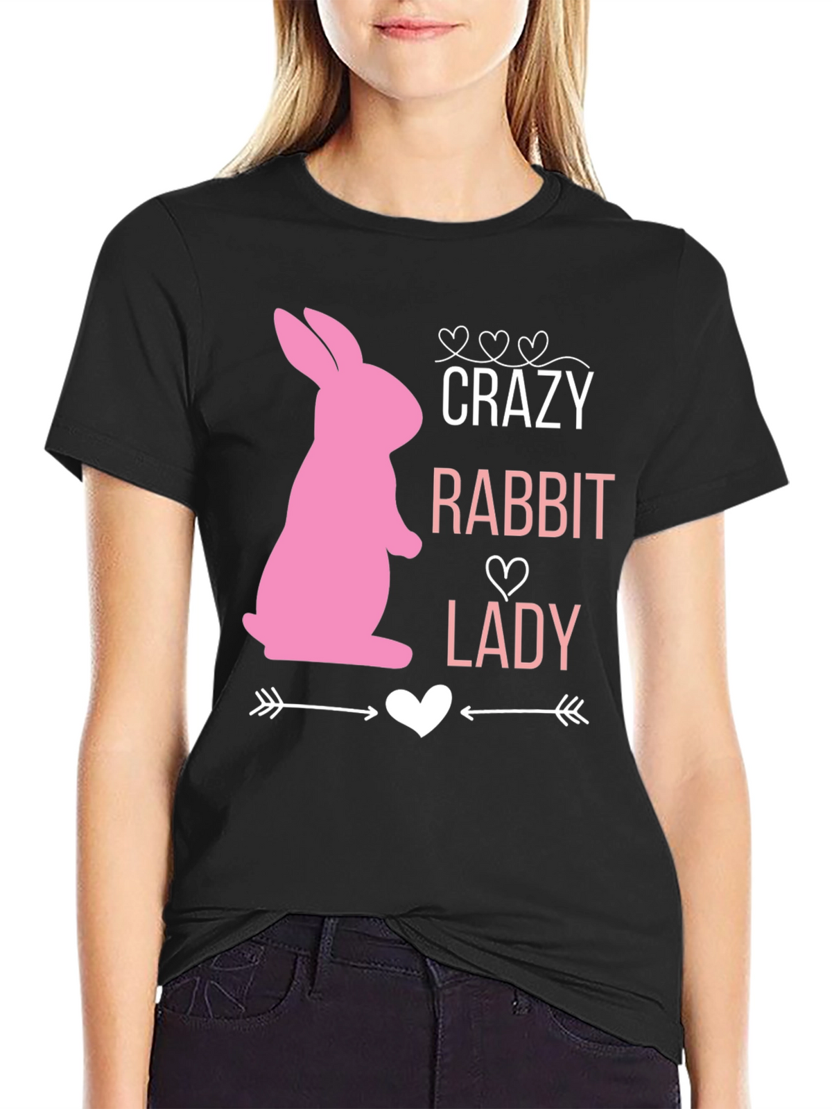 Crazy Rabbit Lady T-Shirt
