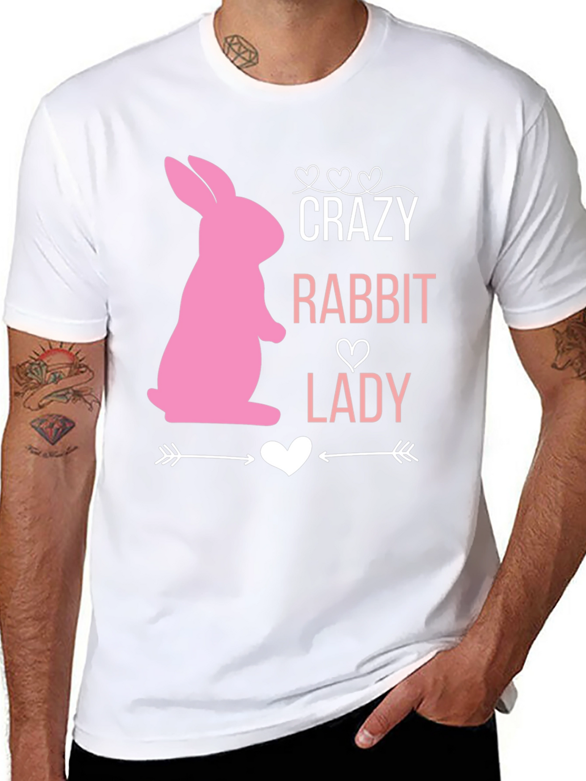 Crazy Rabbit Lady T-Shirt
