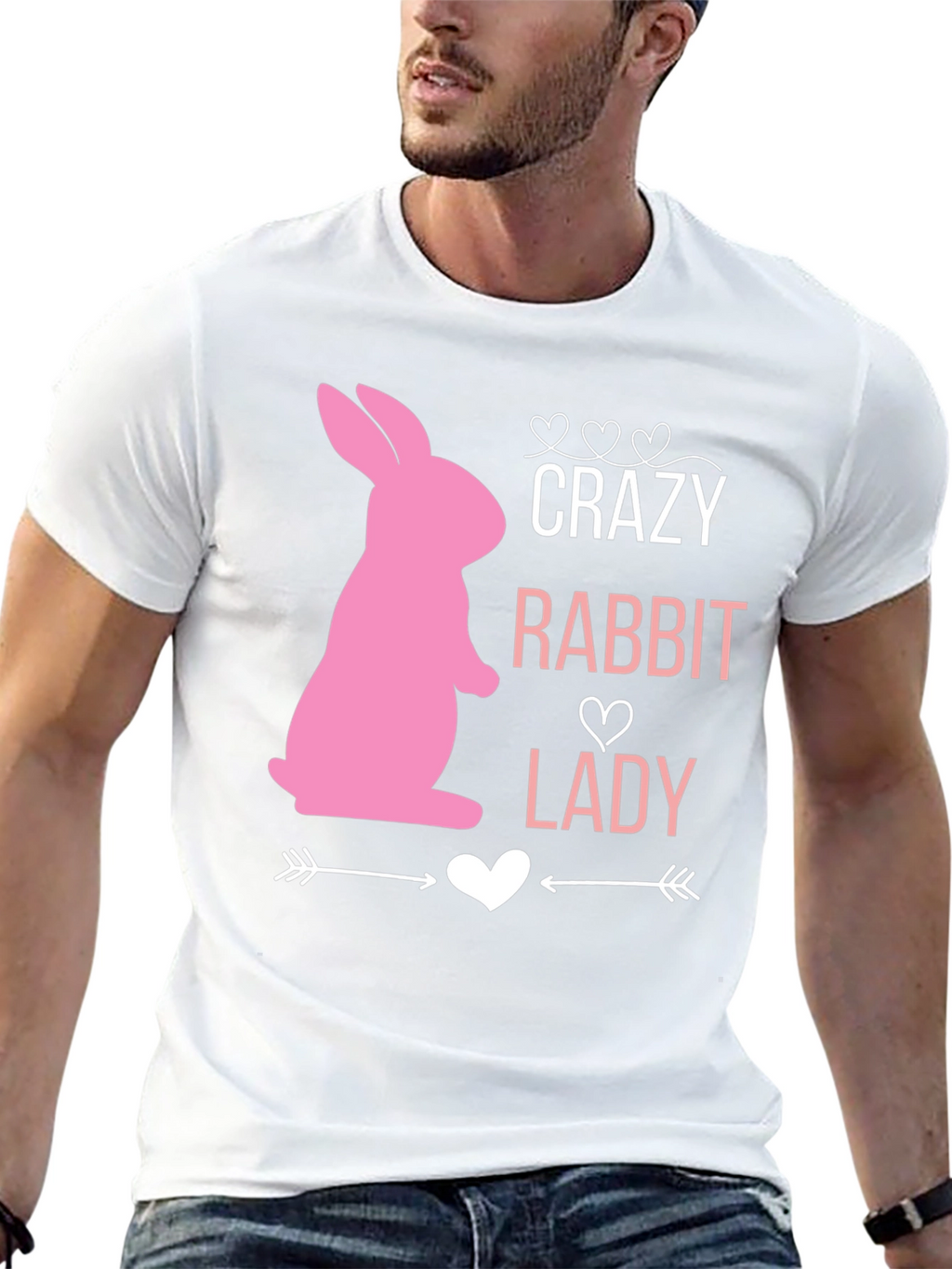 Crazy Rabbit Lady T-Shirt