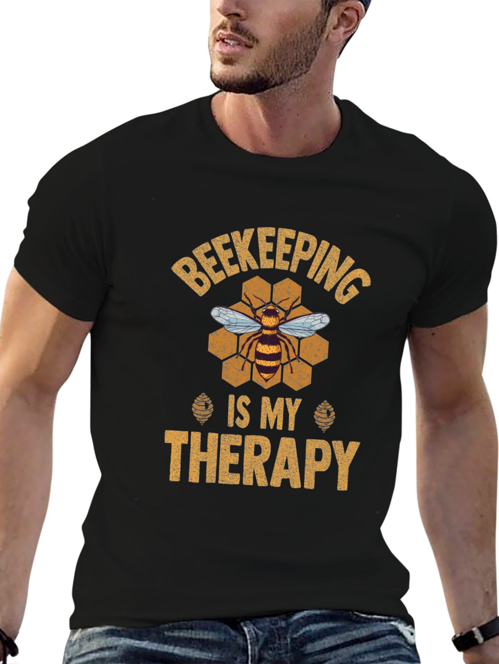 Beekeeping is My Therapy T-Shirt